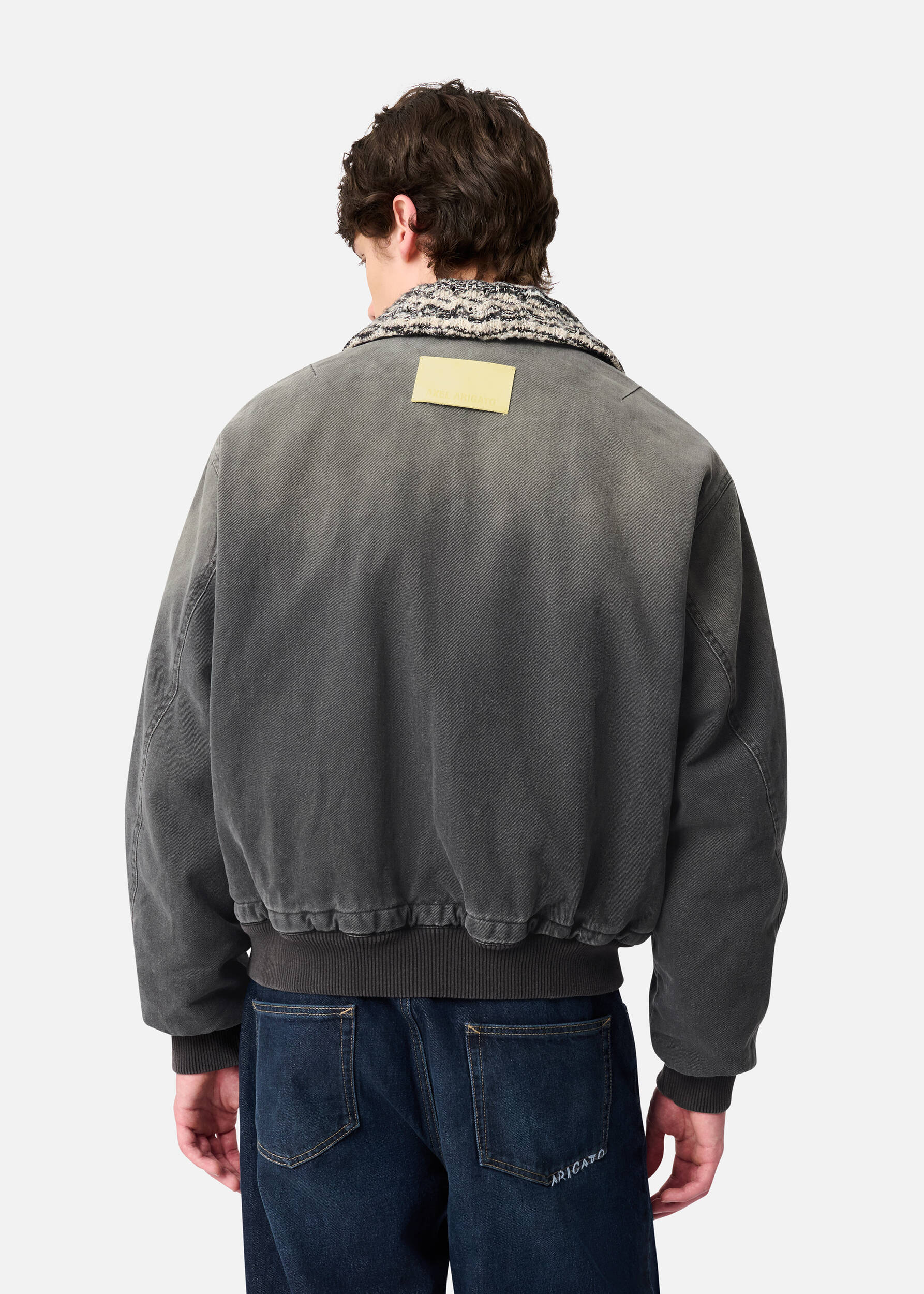 Axis Denim Jacket Grey