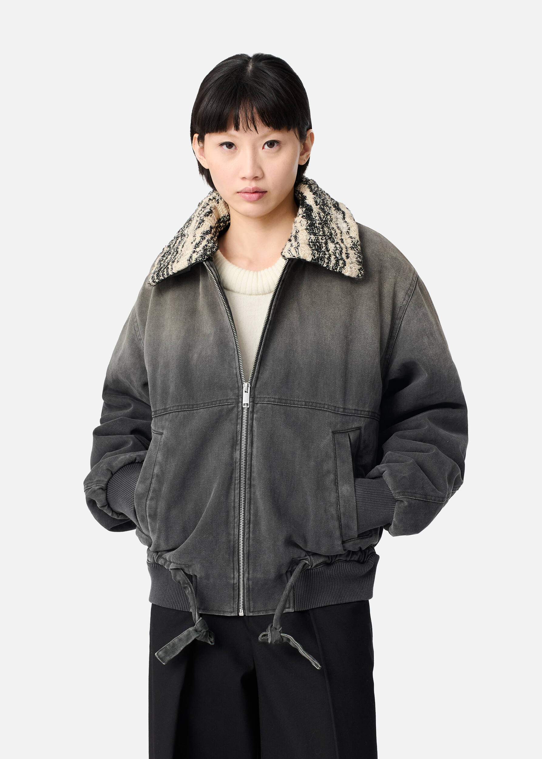 Axis Denim Jacket Grey