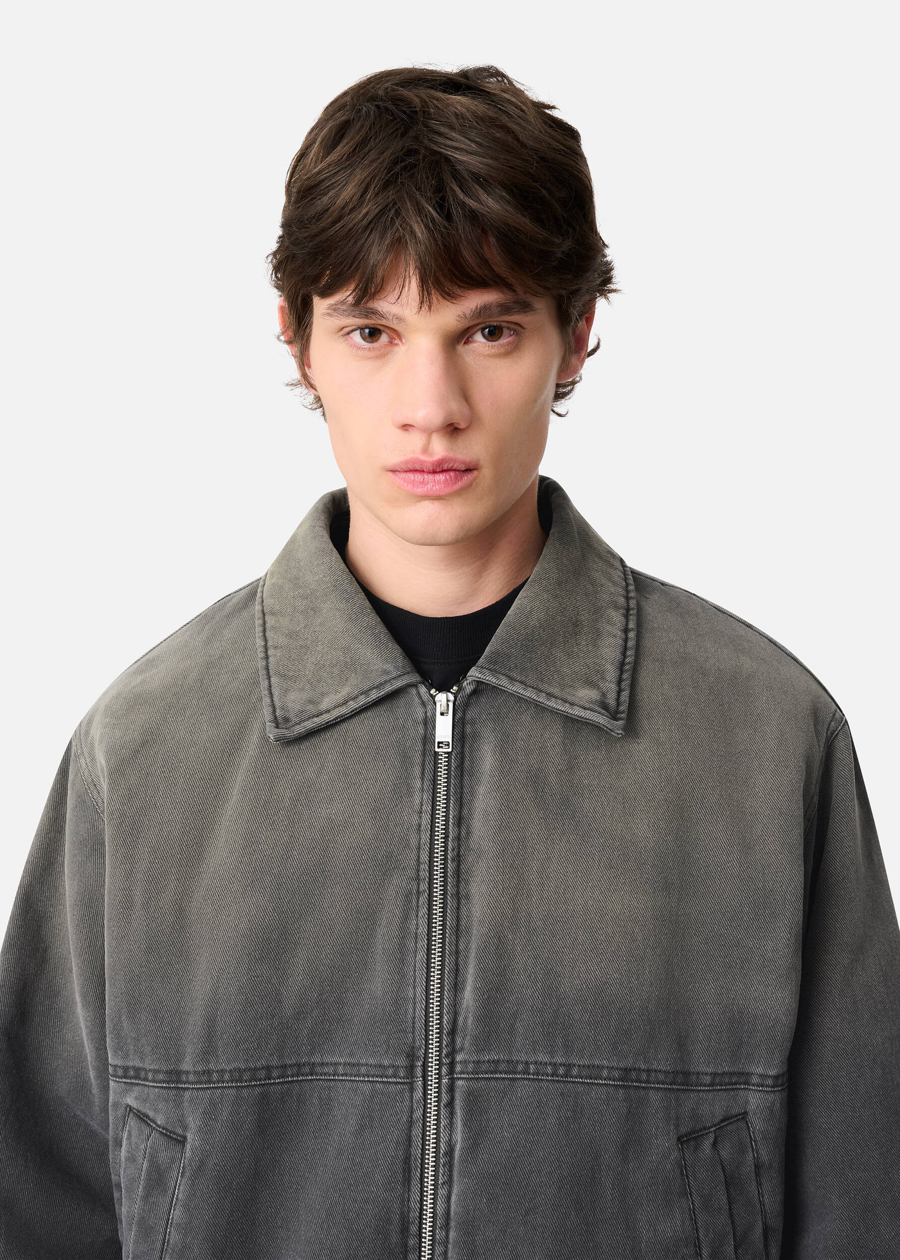 Axis Denim Jacket Grey