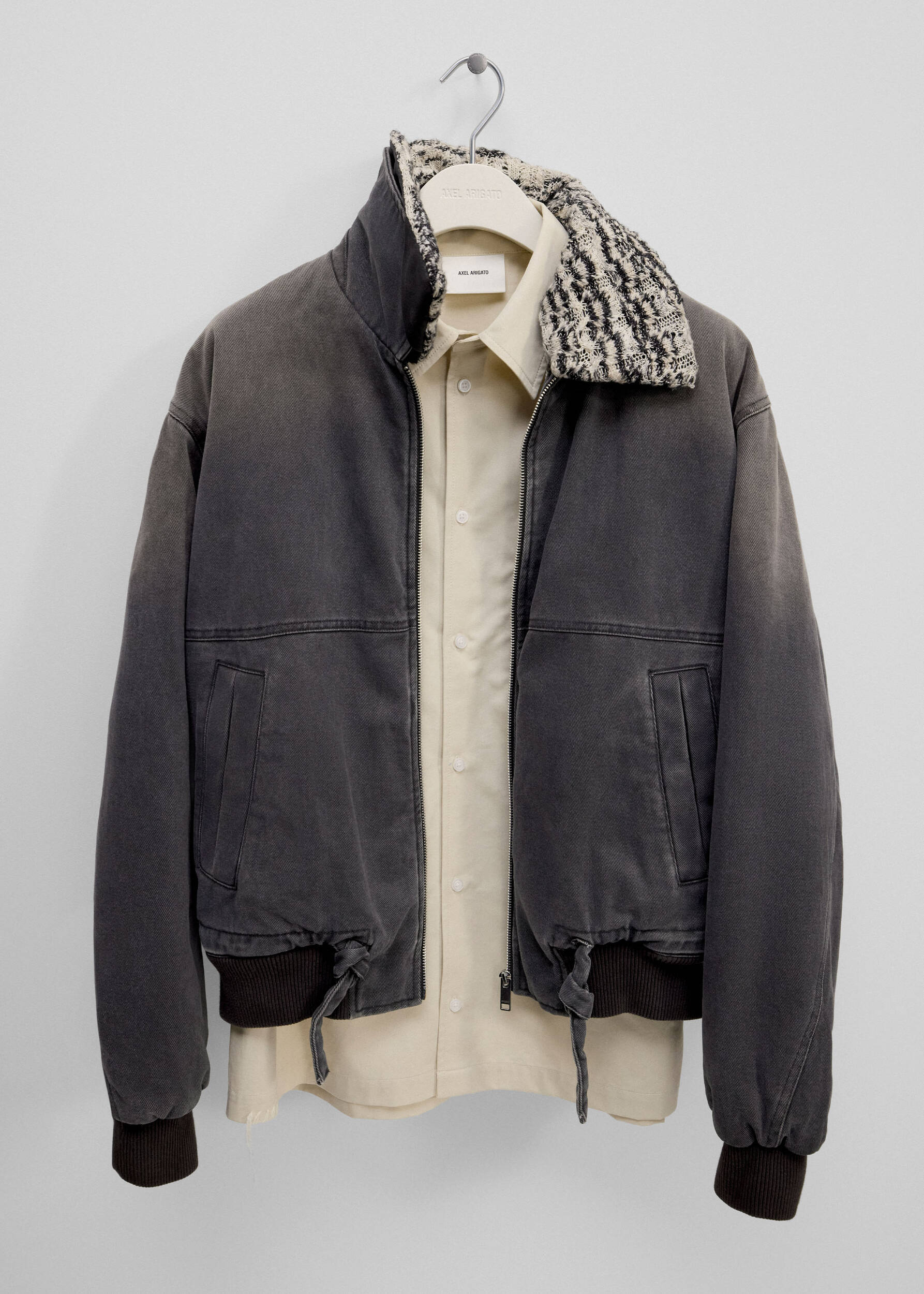 Axis Denim Jacket Grey