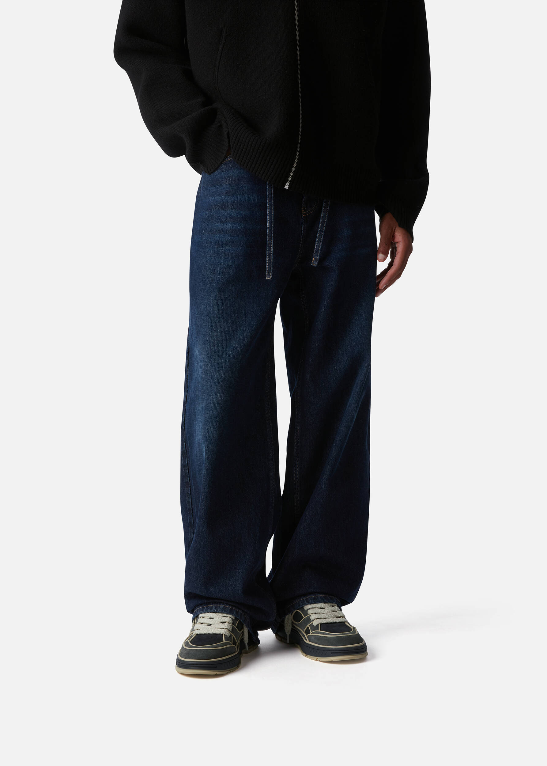 Area Lo Sneaker Black/Light Beige