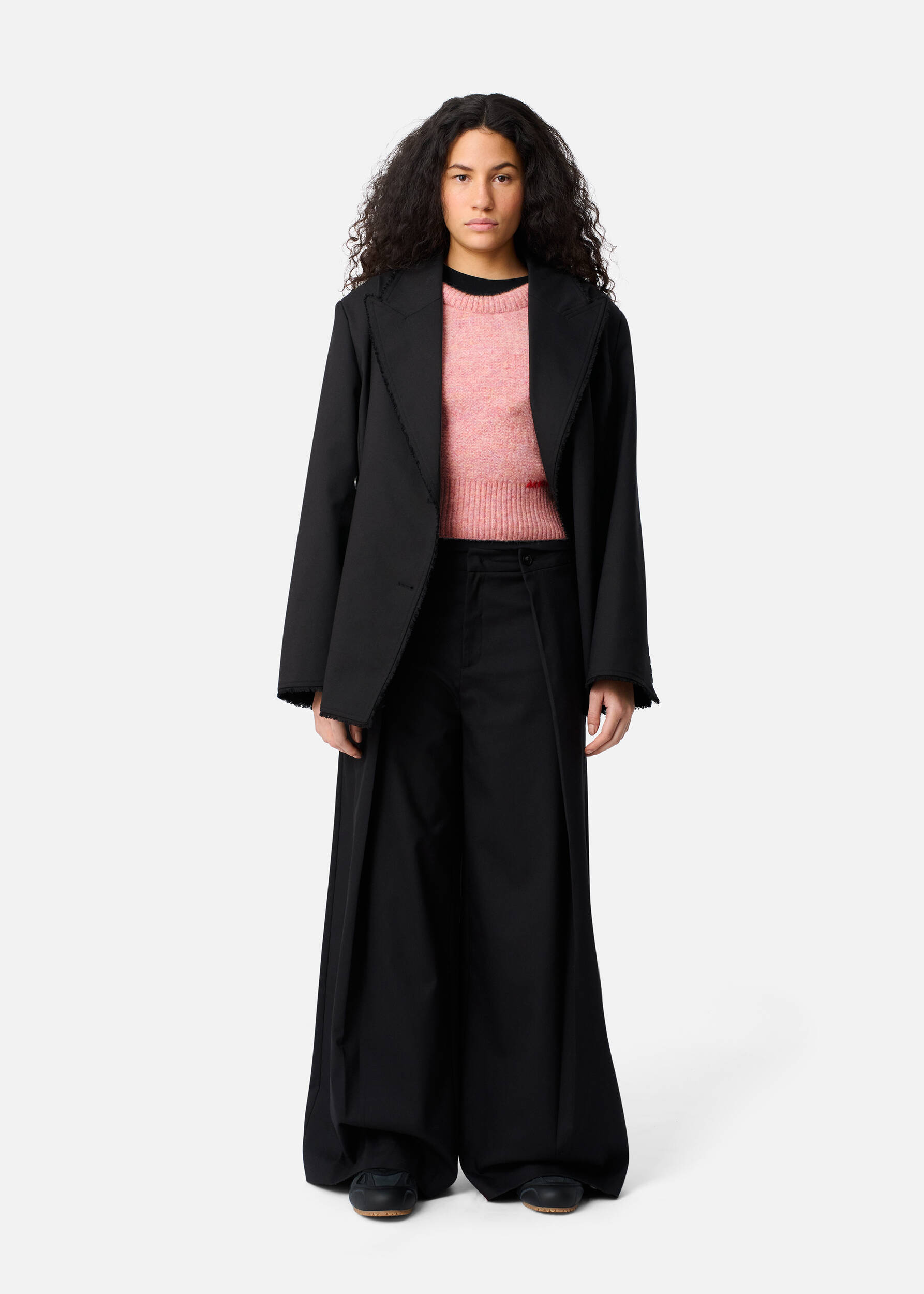 Thea Frayed Blazer Black 3 Thea Frayed Blazer Black