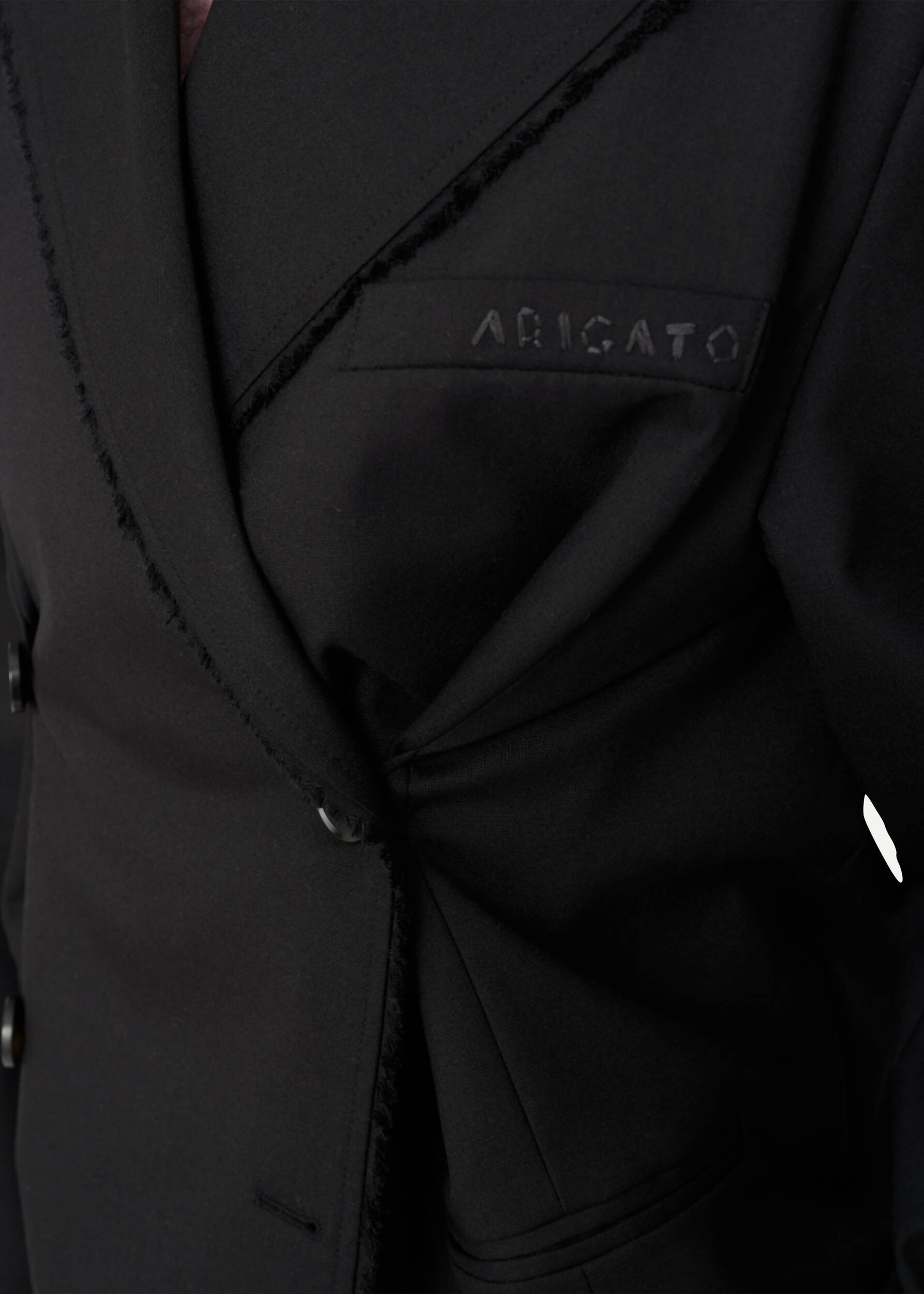 Thea Frayed Blazer Black 6 Thea Frayed Blazer Black