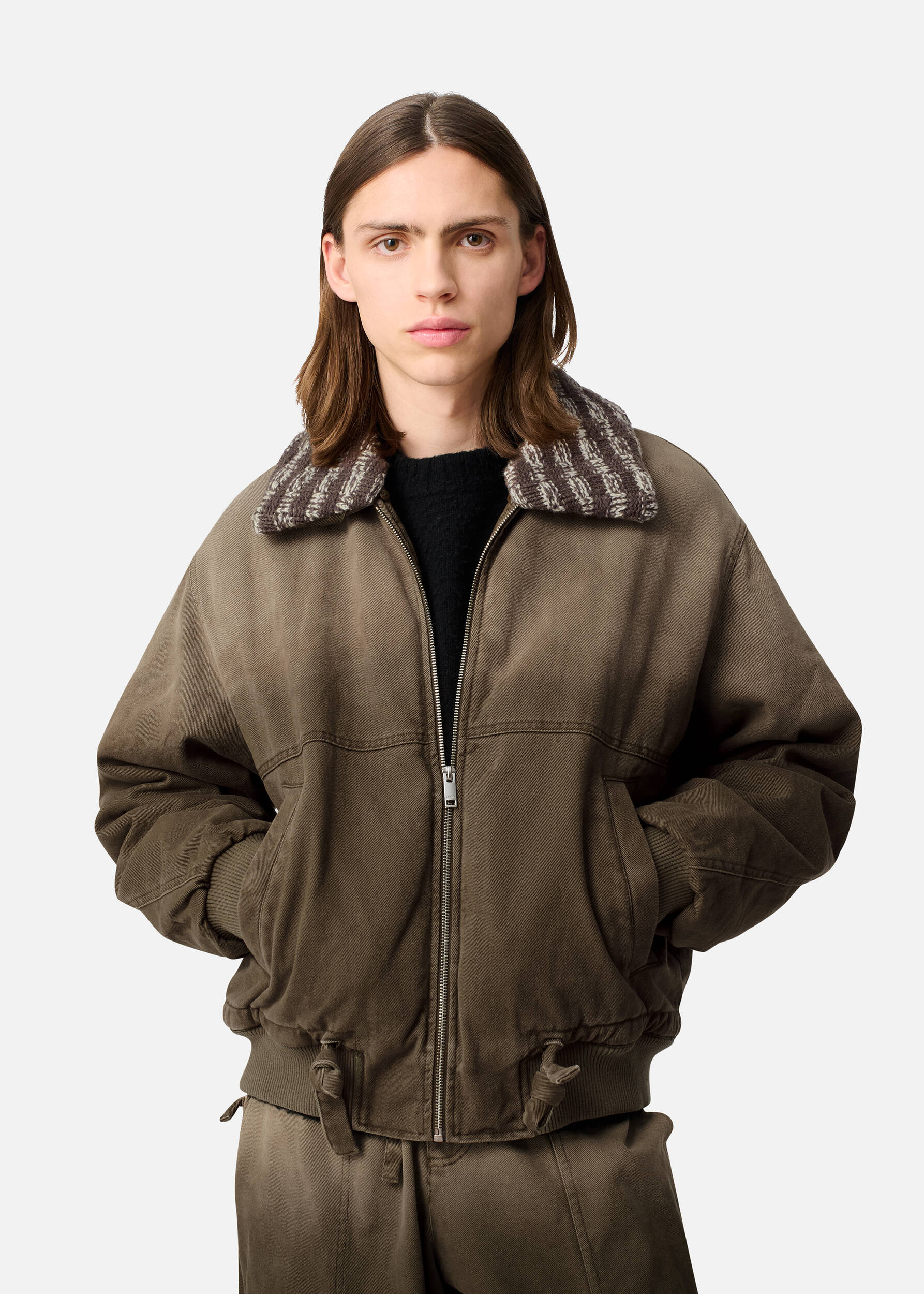 Axis Denim Jacket Brown