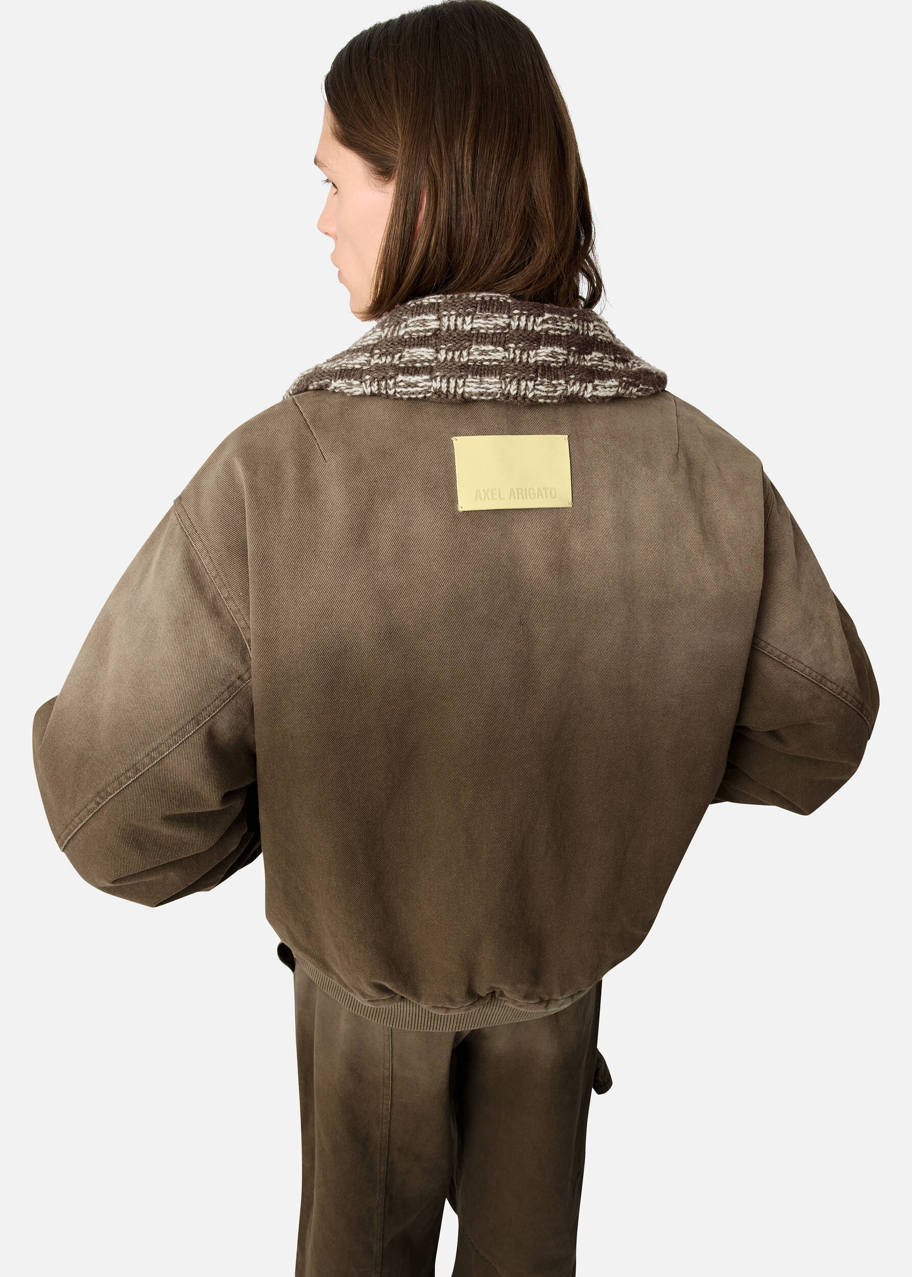 Axis Denim Jacket Brown