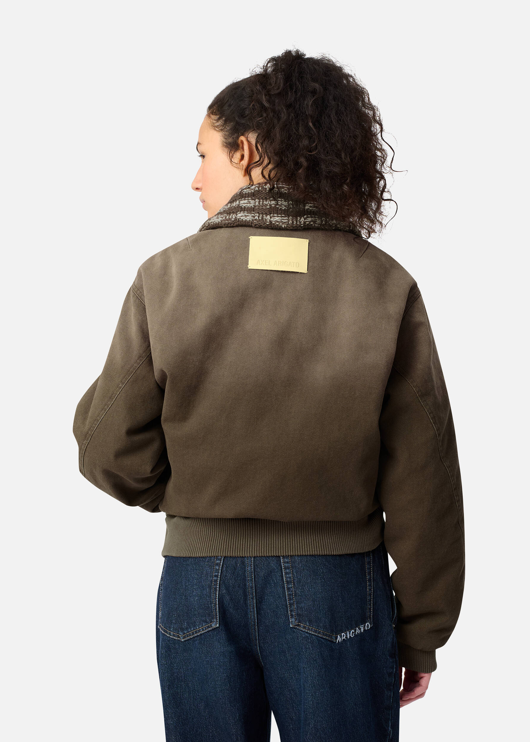 Axis Denim Jacket Brown 4 Axis Denim Jacket Brown