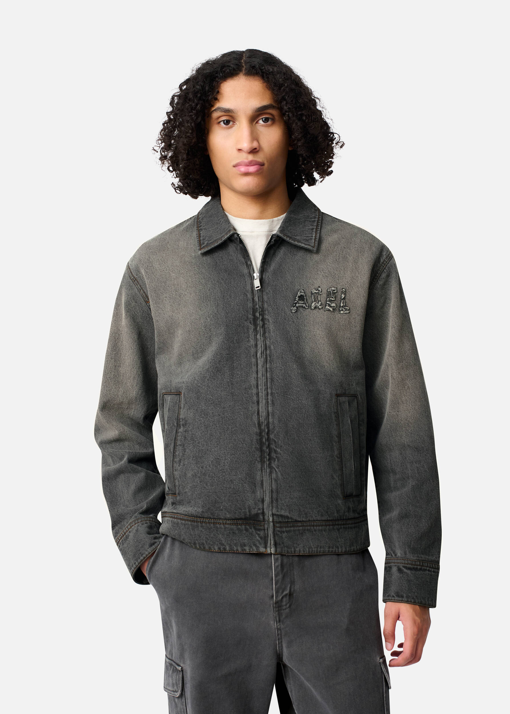 Travis Denim Jacket Dark Grey