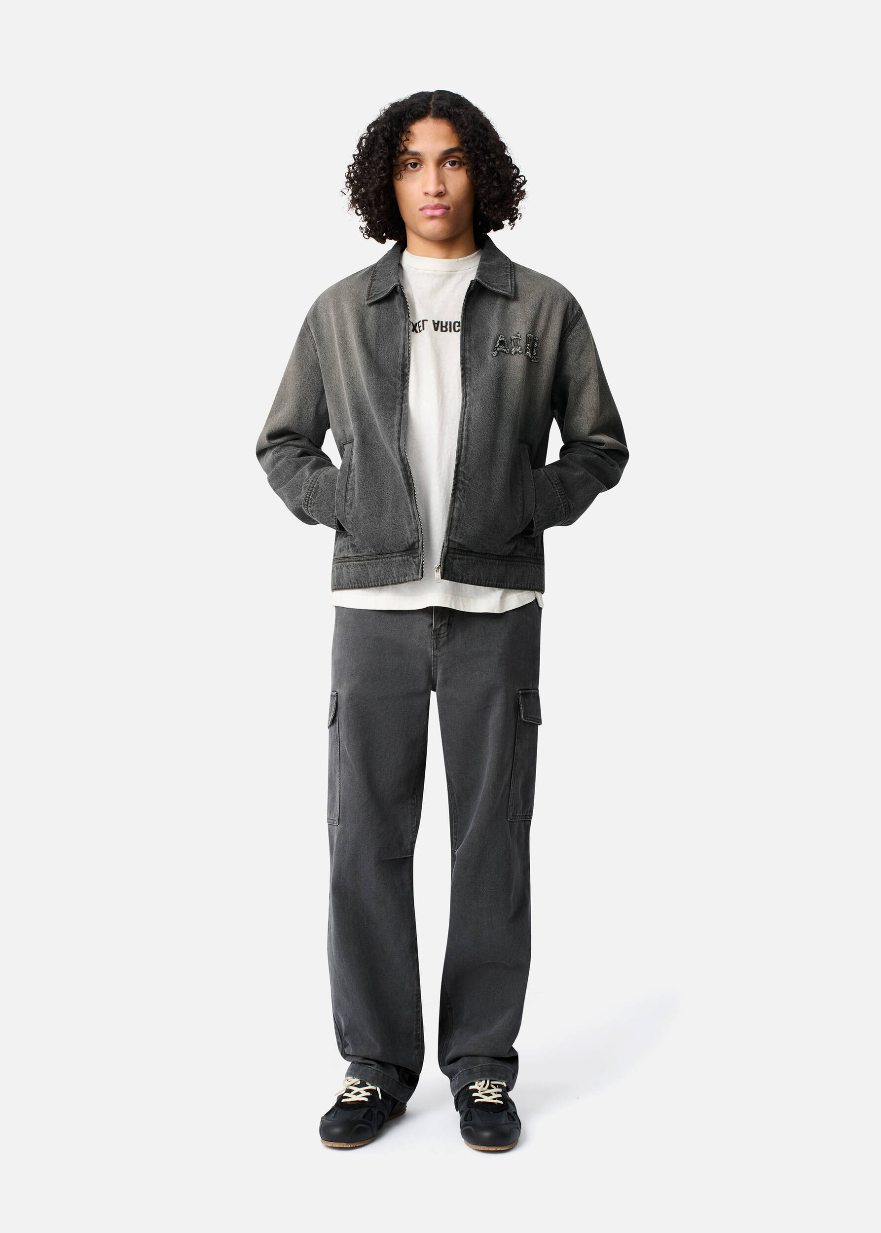 Travis Denim Jacket Dark Grey