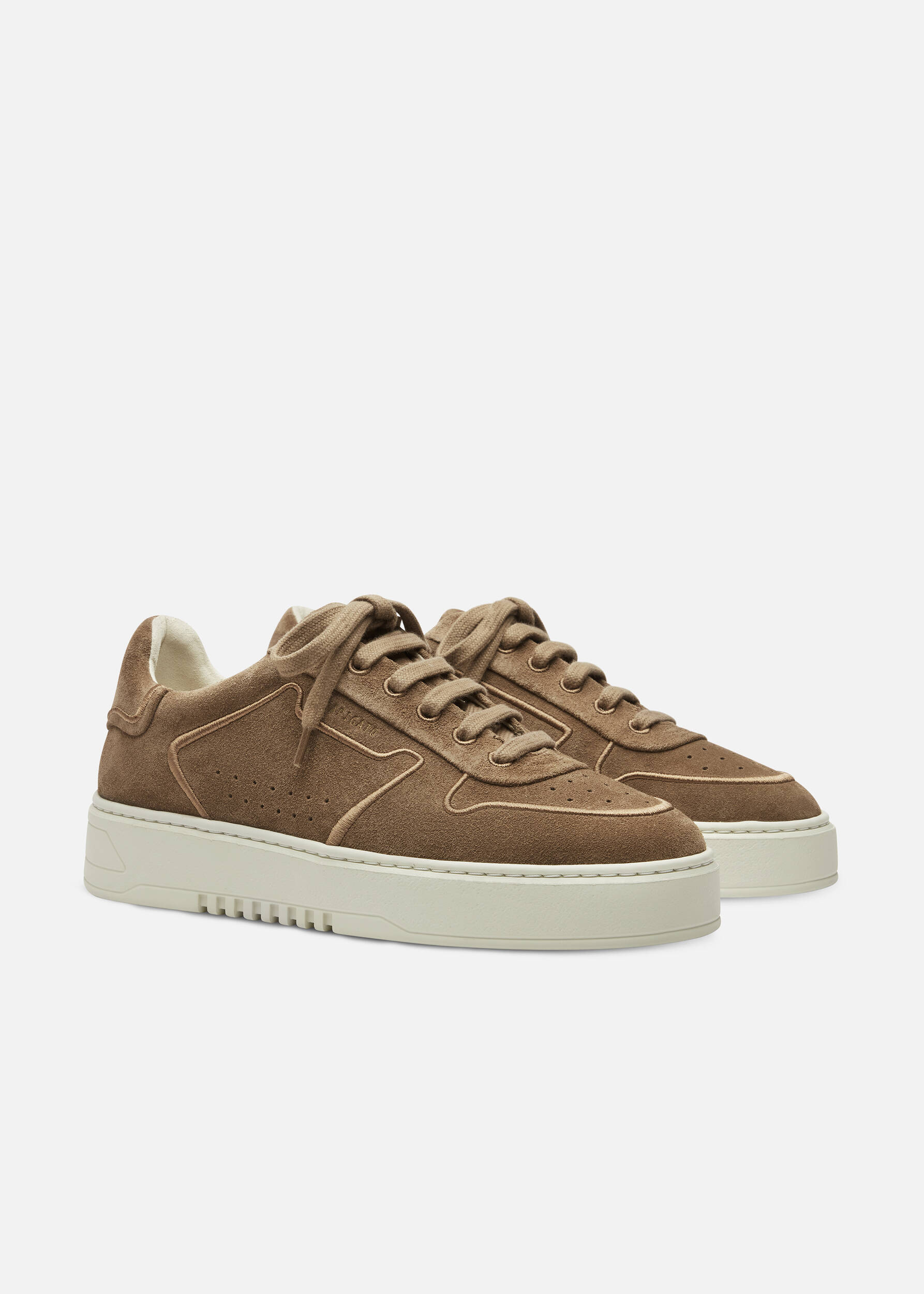 Orbit Embroidery Sneaker Brown/Off White