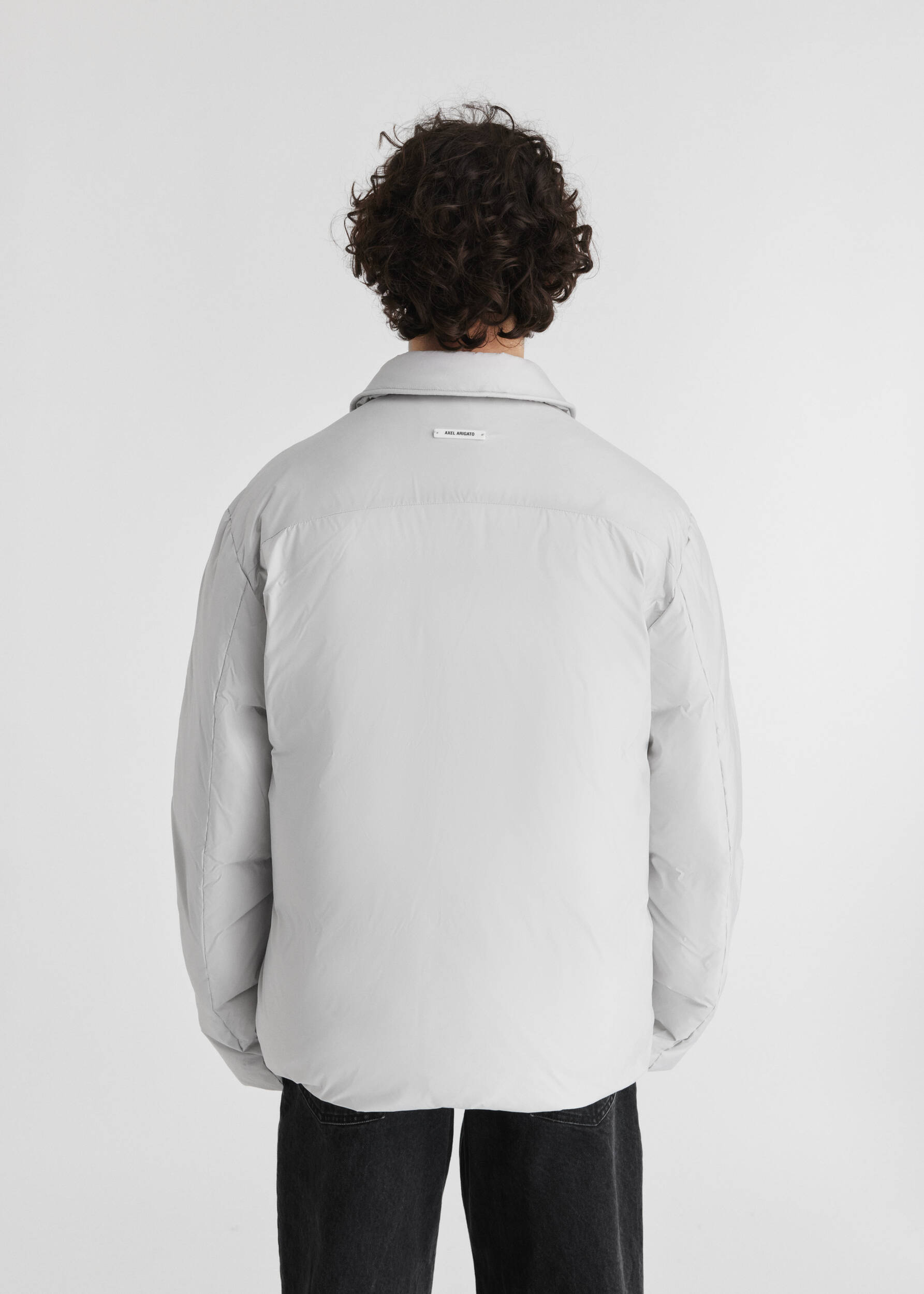 Boston Puffer Jacket Pale Grey