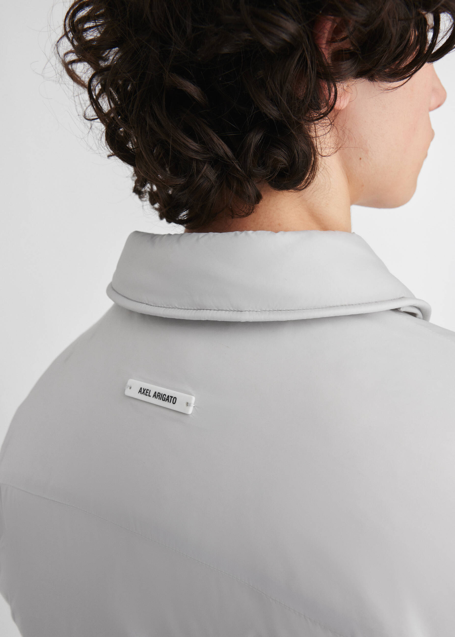 Boston Puffer Jacket Pale Grey