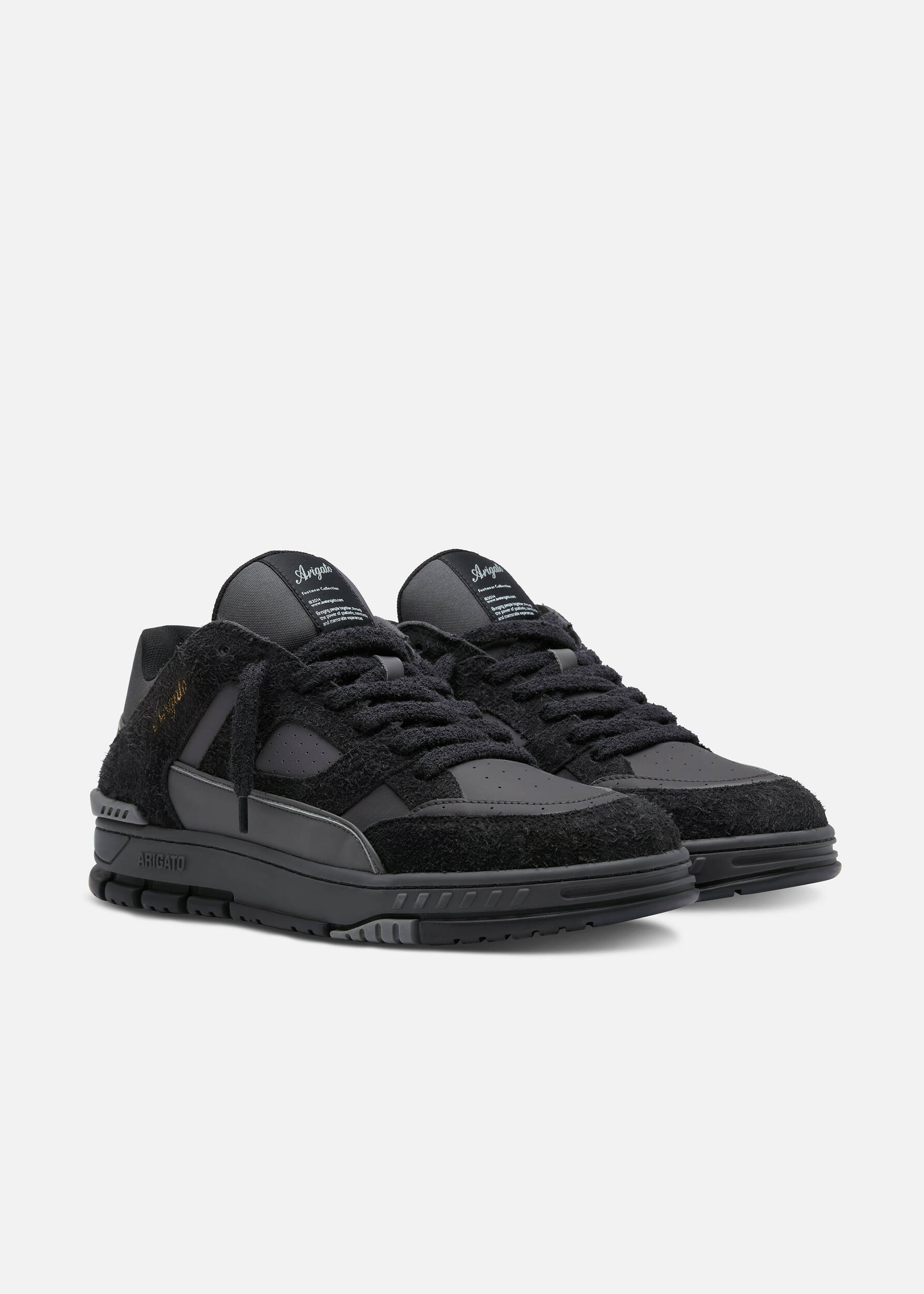 Area Lo Fluffy Sneaker Black/Off Black
