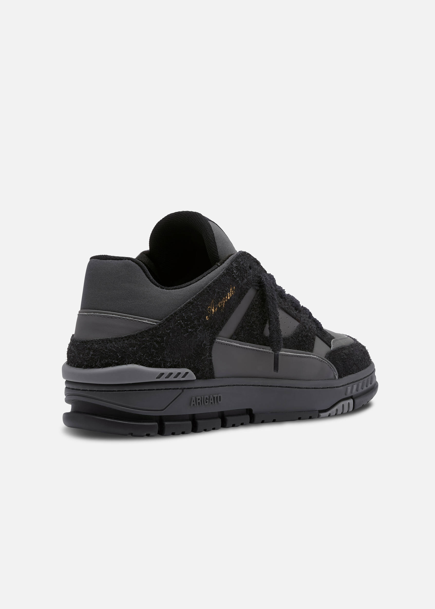 Area Lo Fluffy Sneaker Black/Off Black