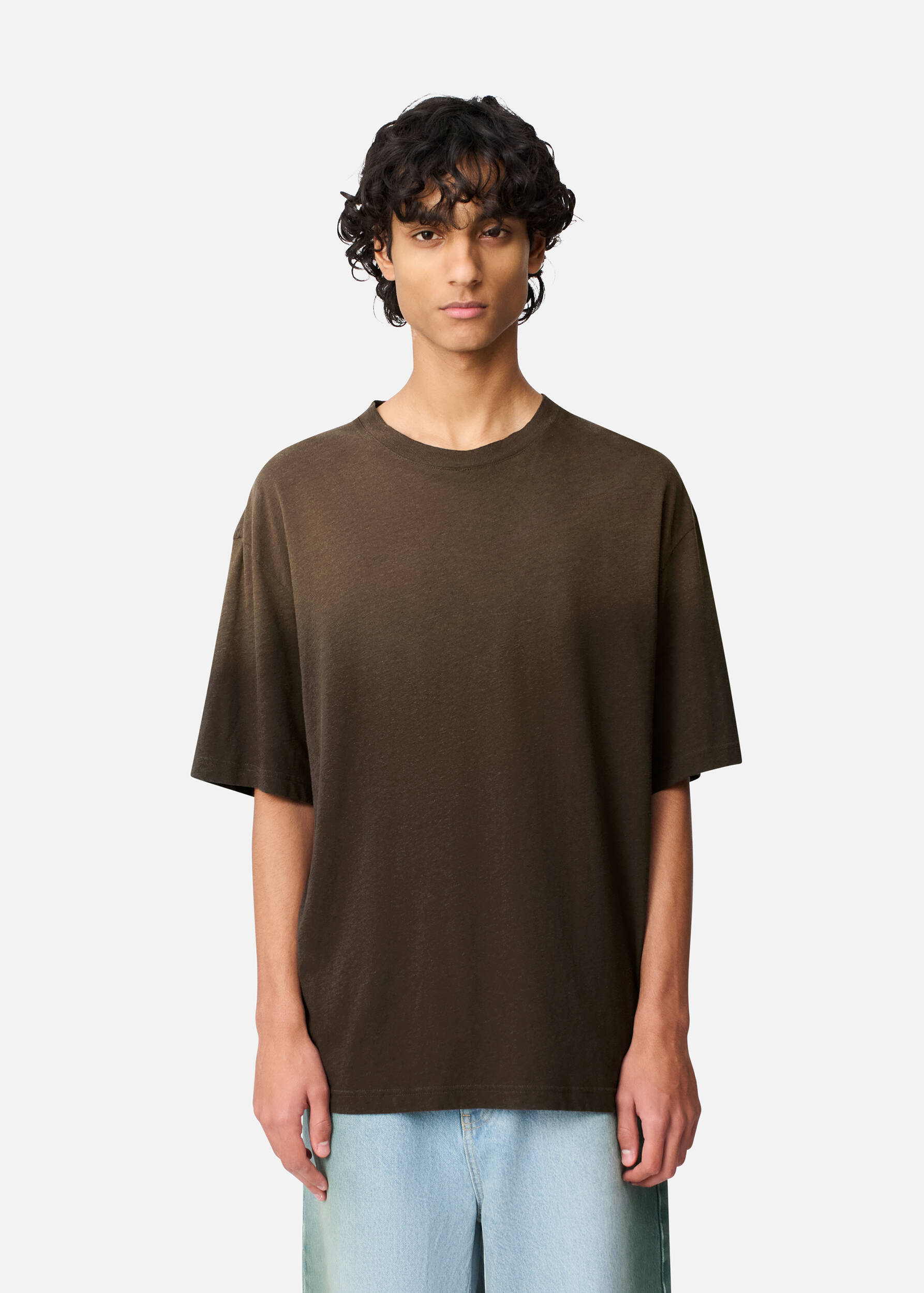 Bubble Reverse T-Shirt Dark Brown