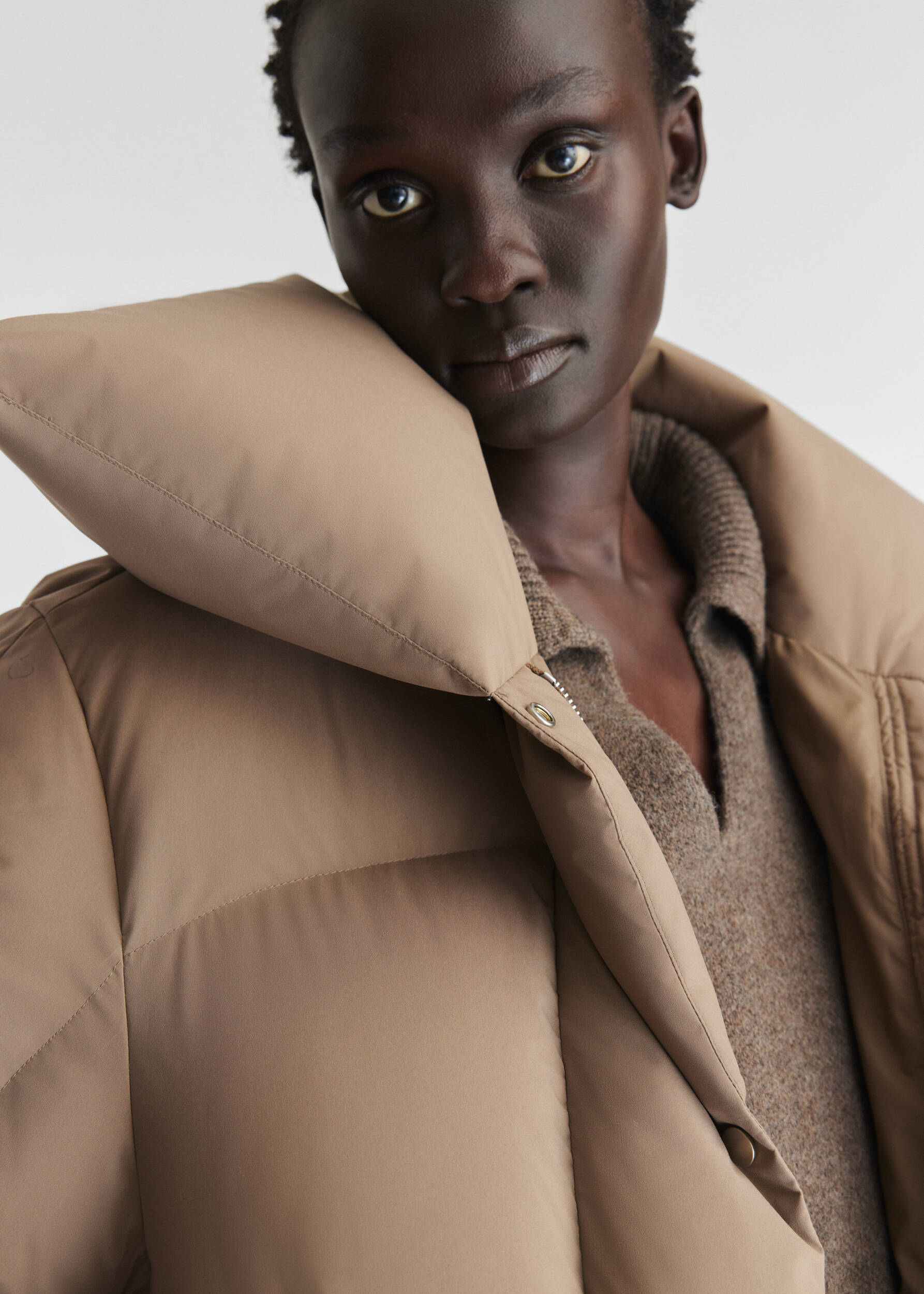 Mist Puffer Jacket Coffee