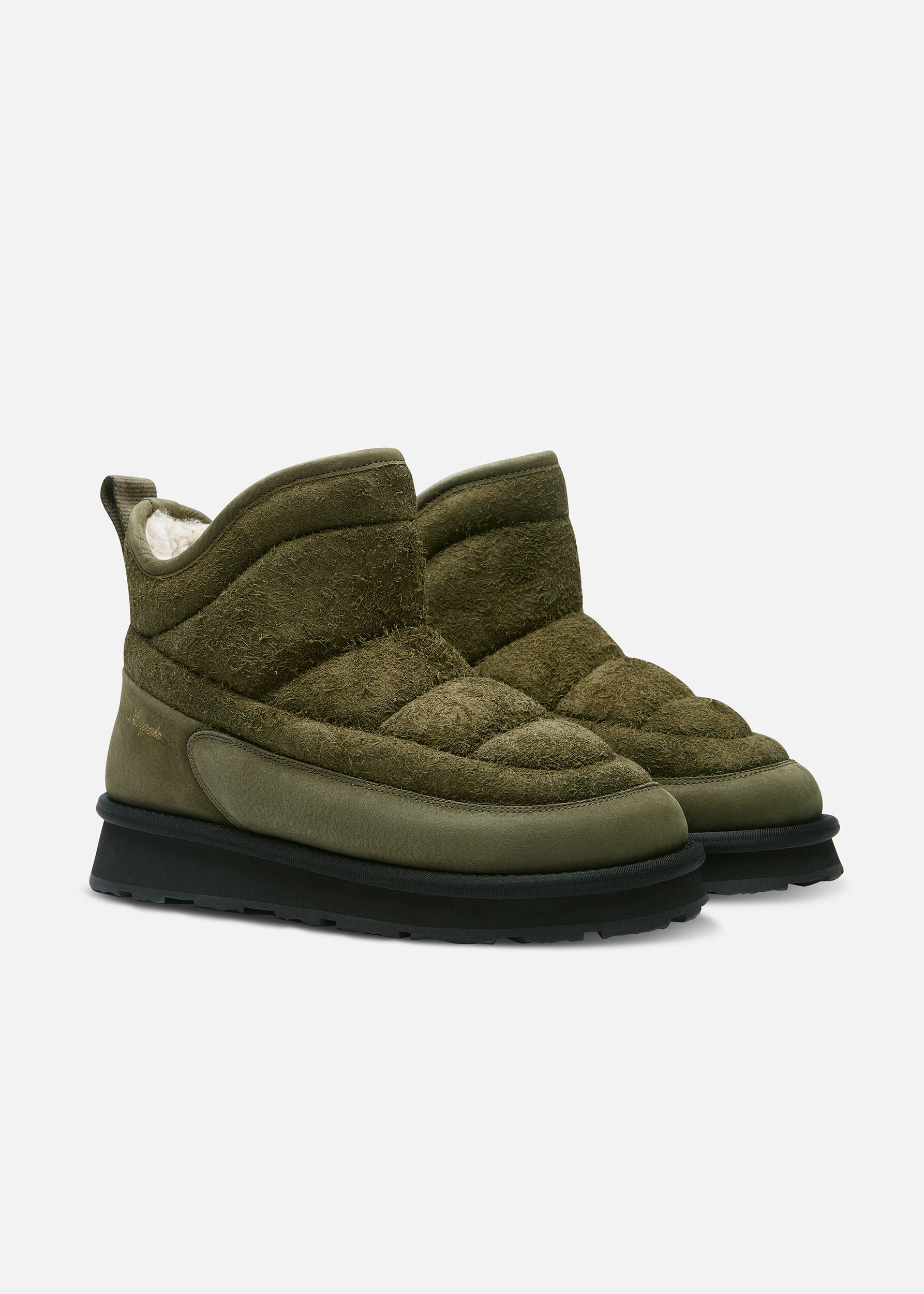 Pillow Boot Dark Green/Black
