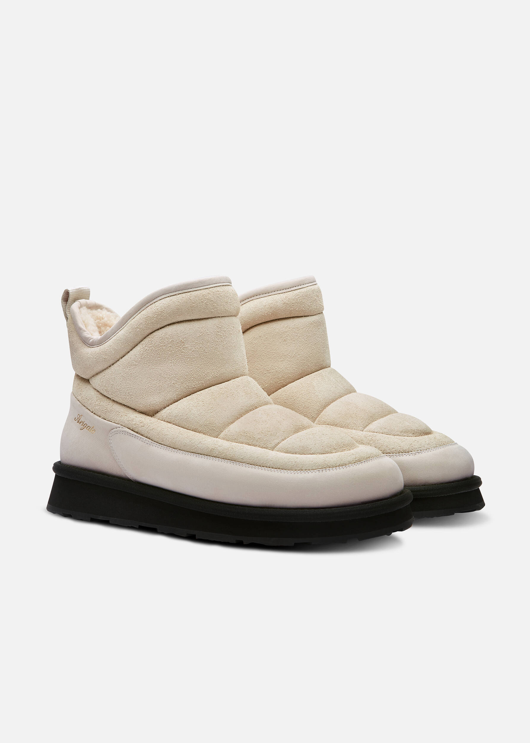 Pillow Boot Light Beige/Black