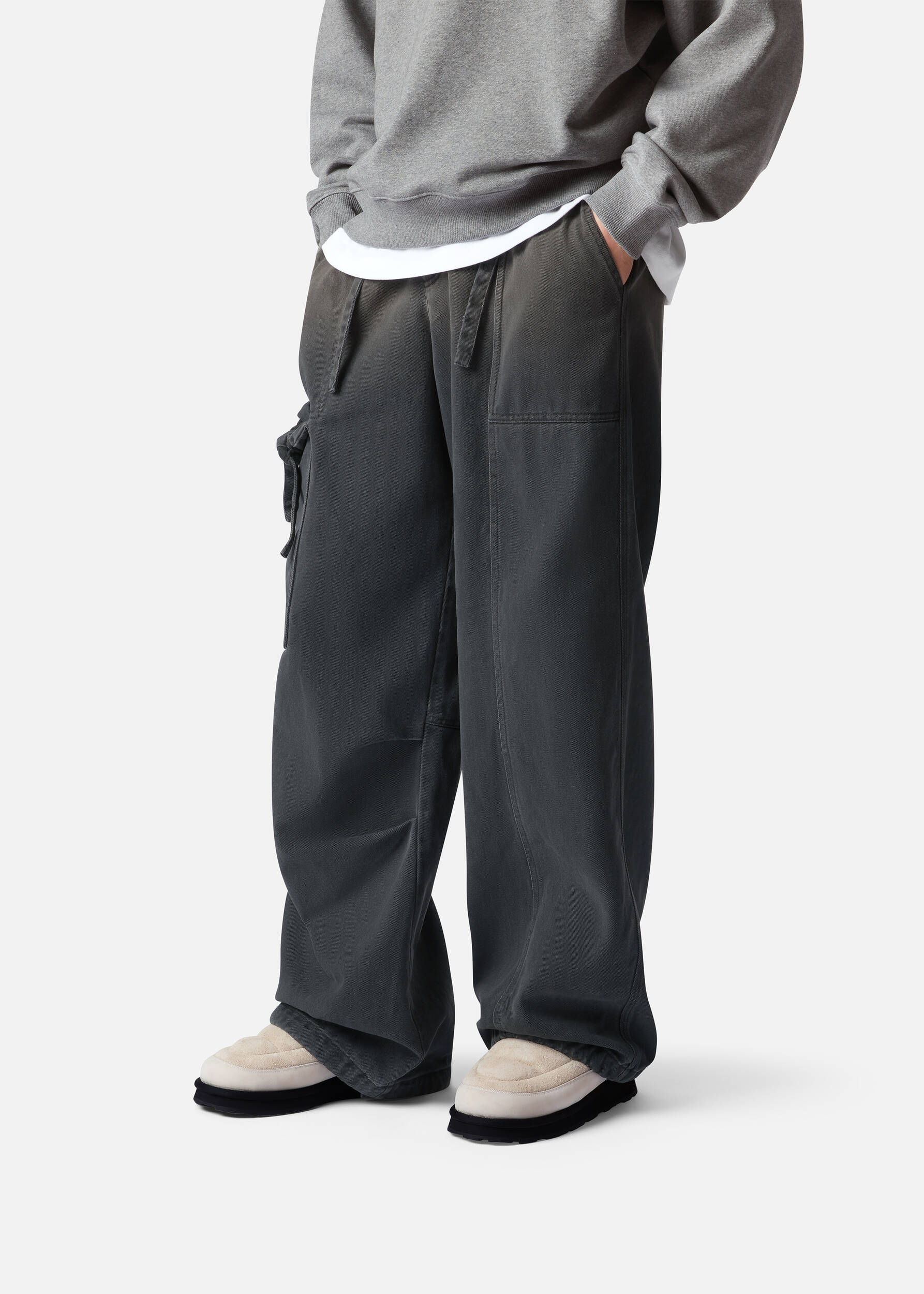 Pillow Boot Light Beige/Black