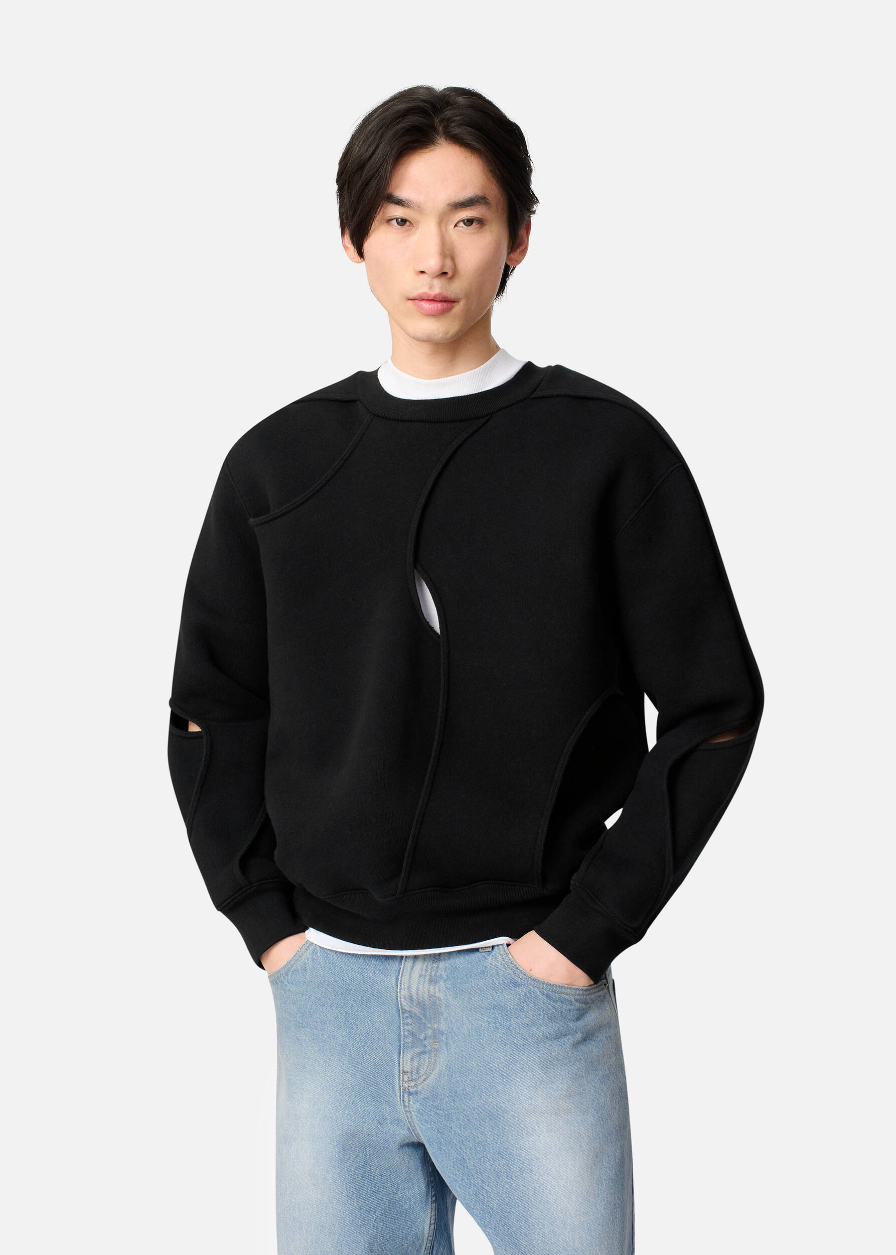 Linear Sweatshirt Black