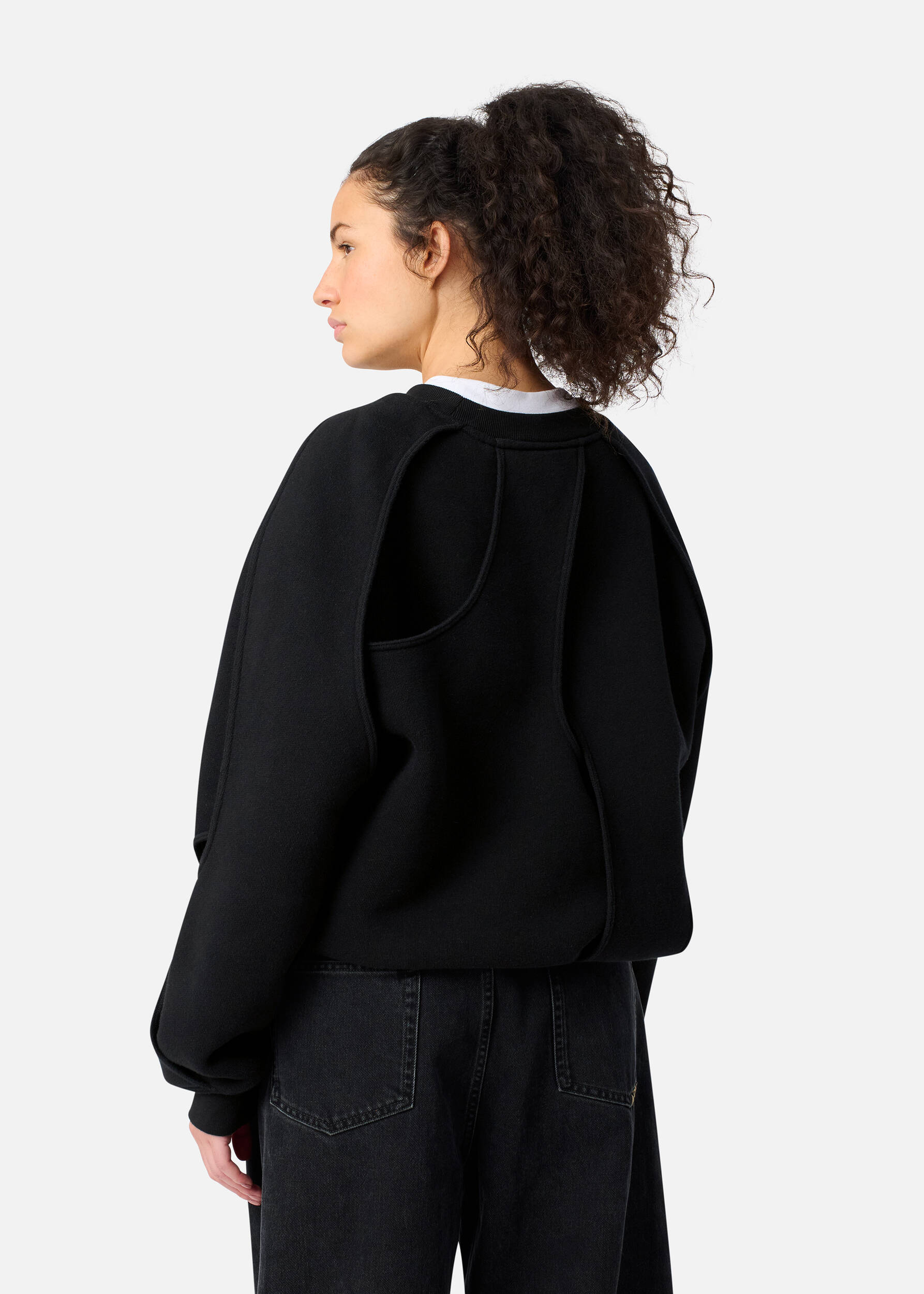 Linear Sweatshirt Black