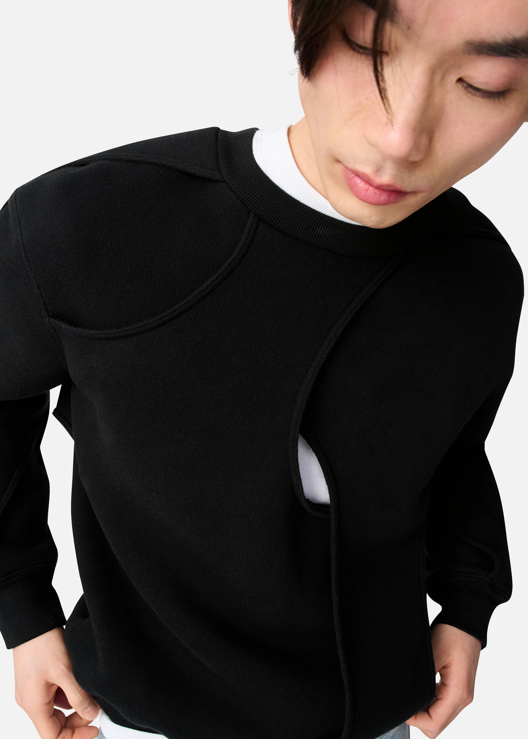 Linear Sweatshirt Black