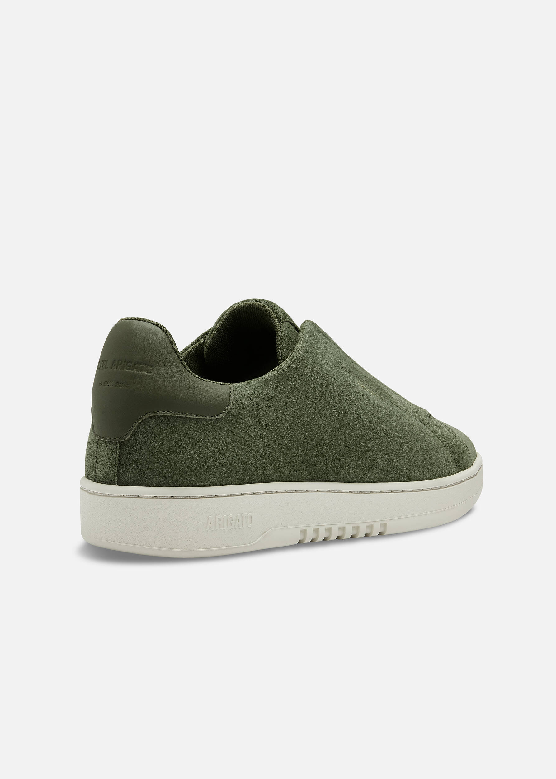 Dice Laceless Sneaker Dark Green/Off White