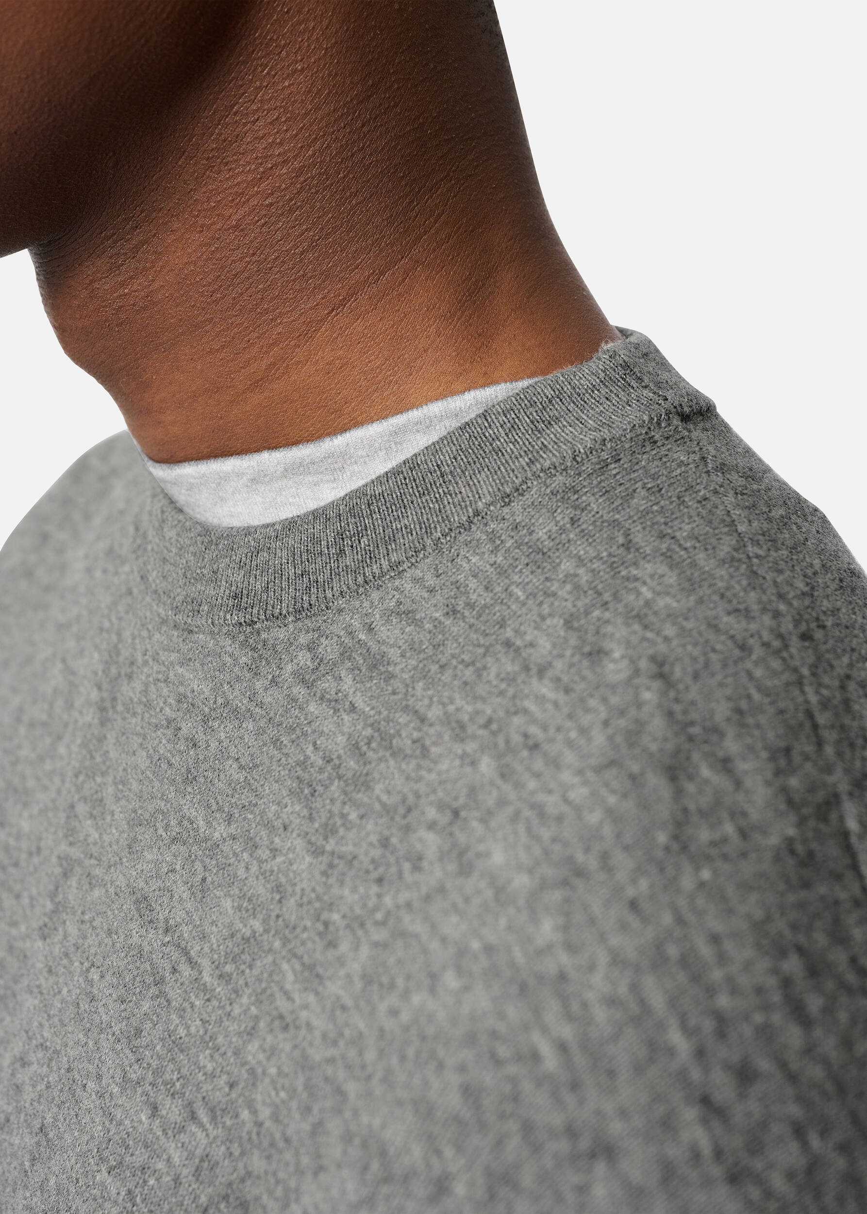 Distort knitted T-Shirt Grey Melange 4 Distort knitted T-Shirt Grey Melange