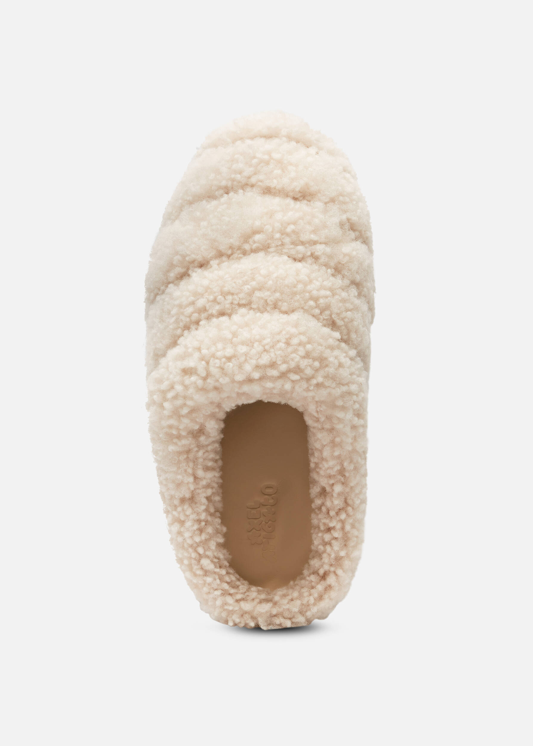 Snail Shearling Mule Off White/Off White