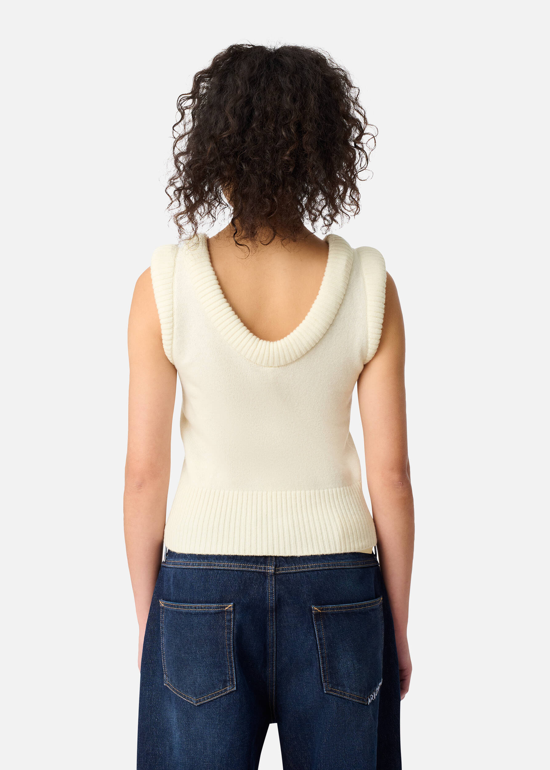 Marla Vest Off White