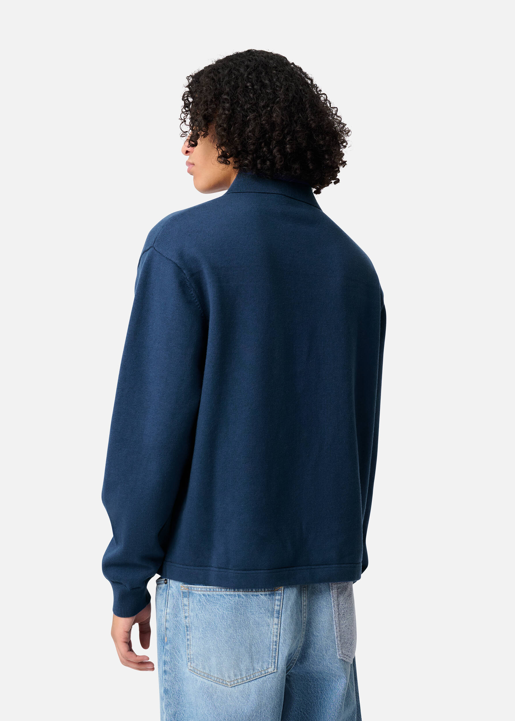 Frey Polo Sweater Navy