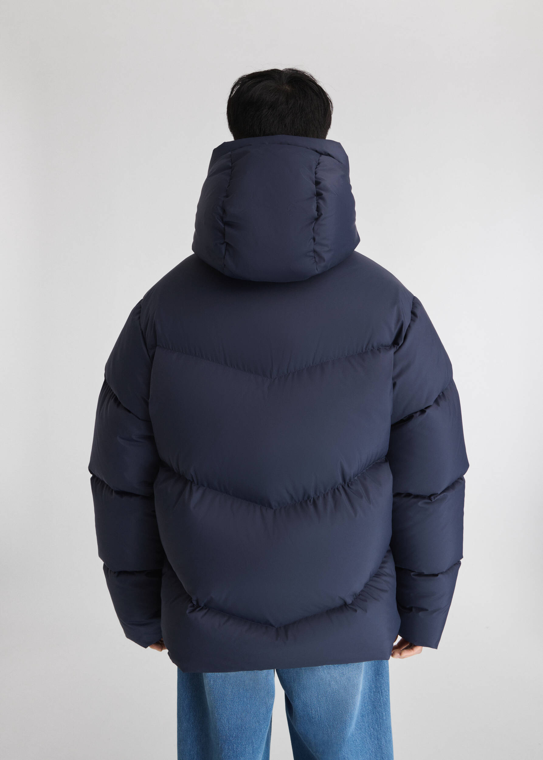 Peak Puffer Jacket Navy