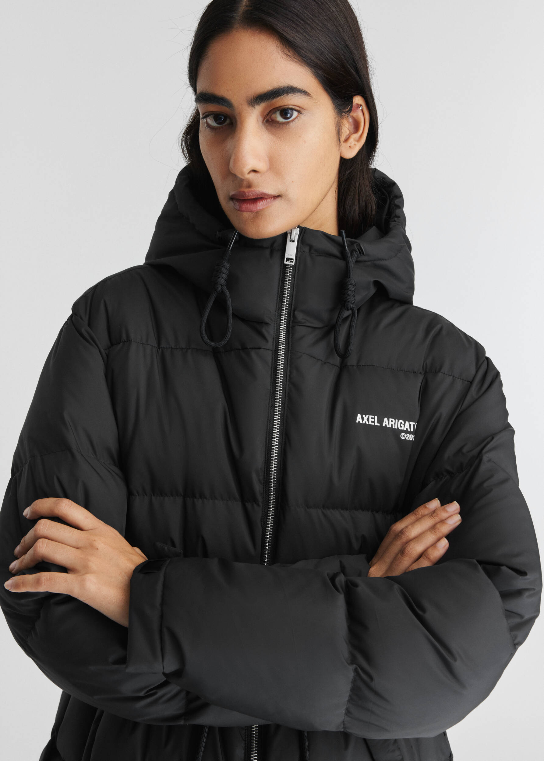 Lumia Down Puffer Coat Black
