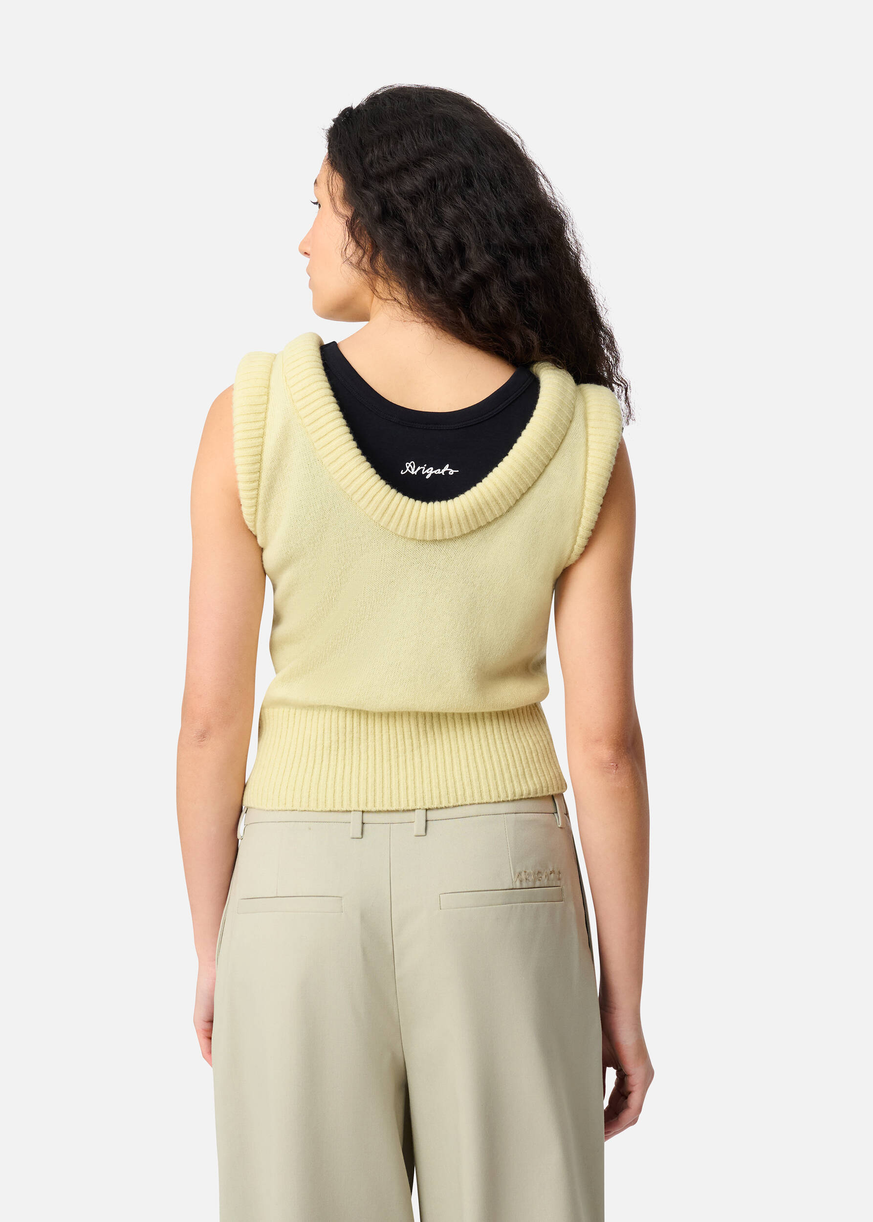 Marla Vest Light Yellow