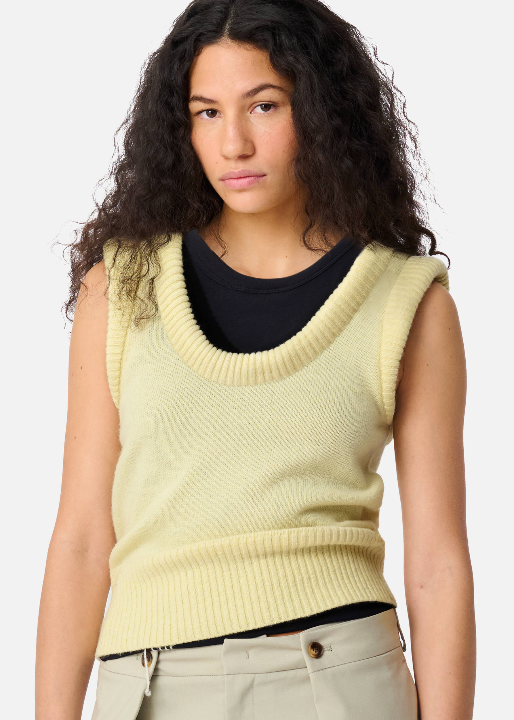 Marla Vest Light Yellow