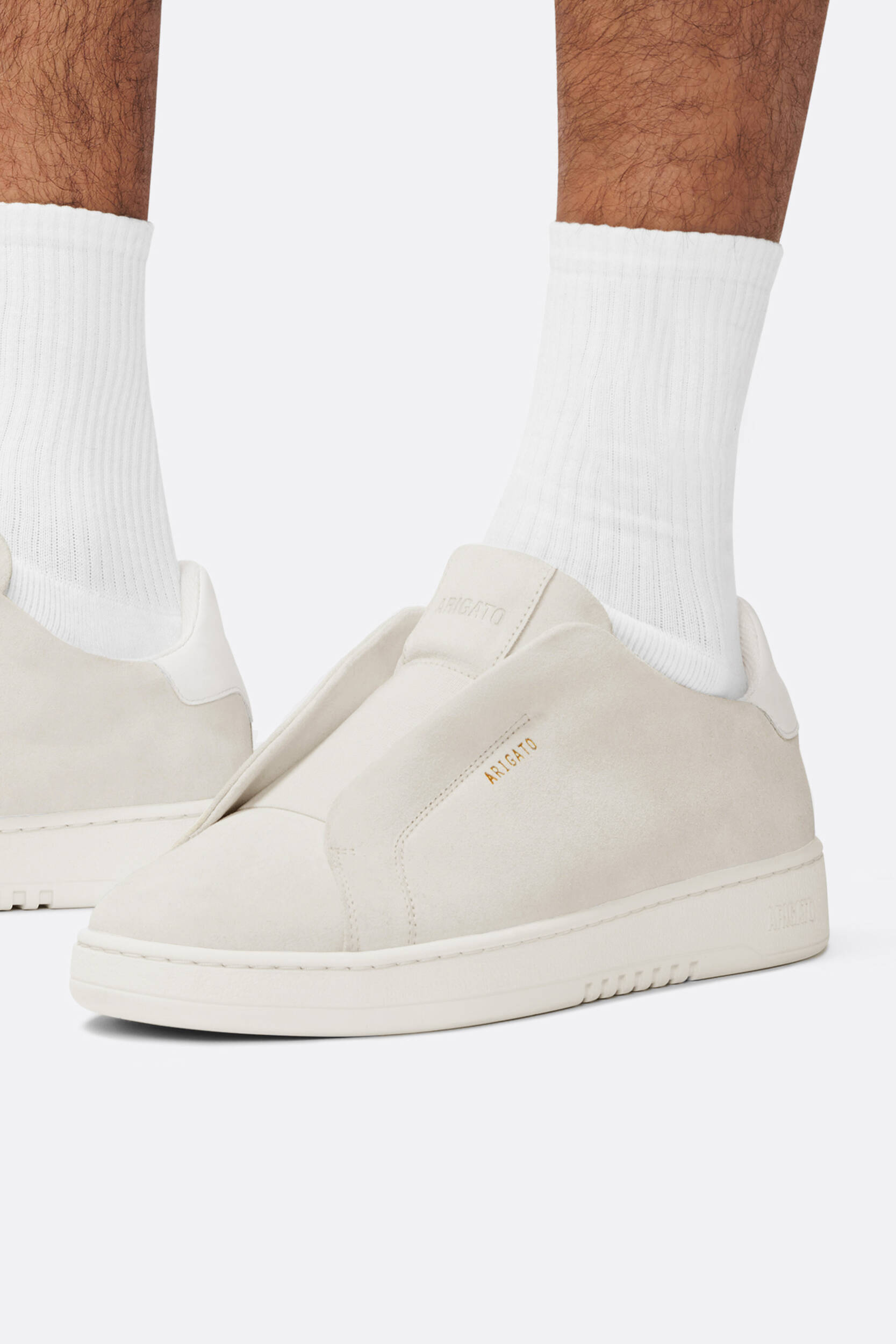 Dice Laceless Sneaker Off White/White