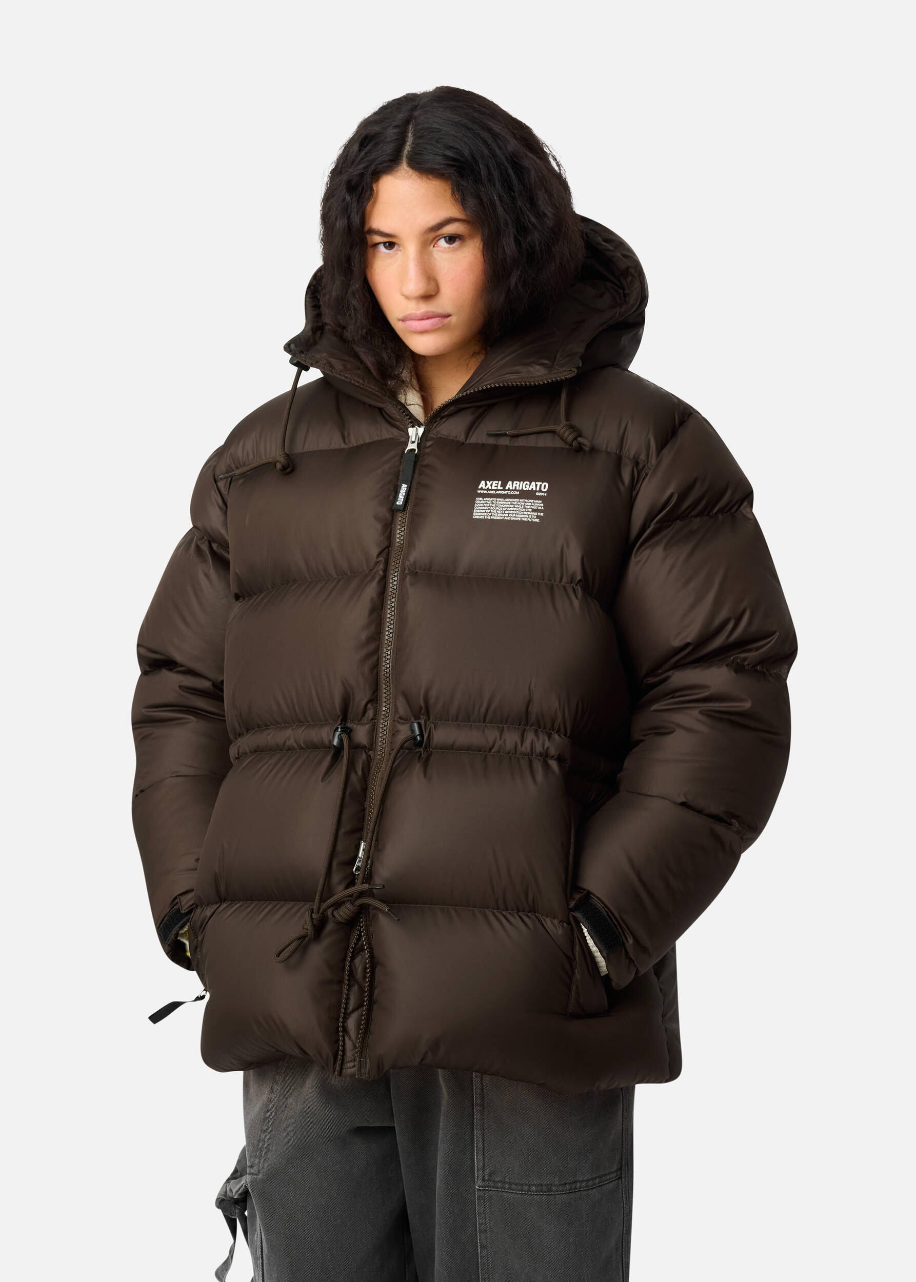 Rhode Down Jacket Dark Brown
