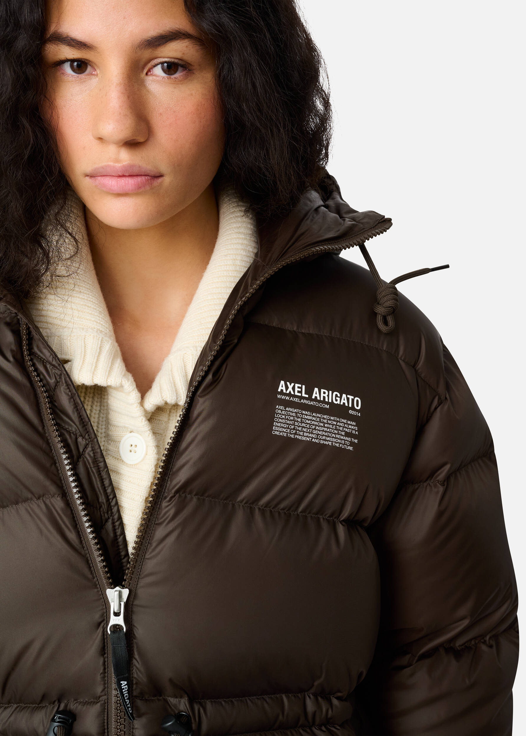 Rhode Down Jacket Dark Brown