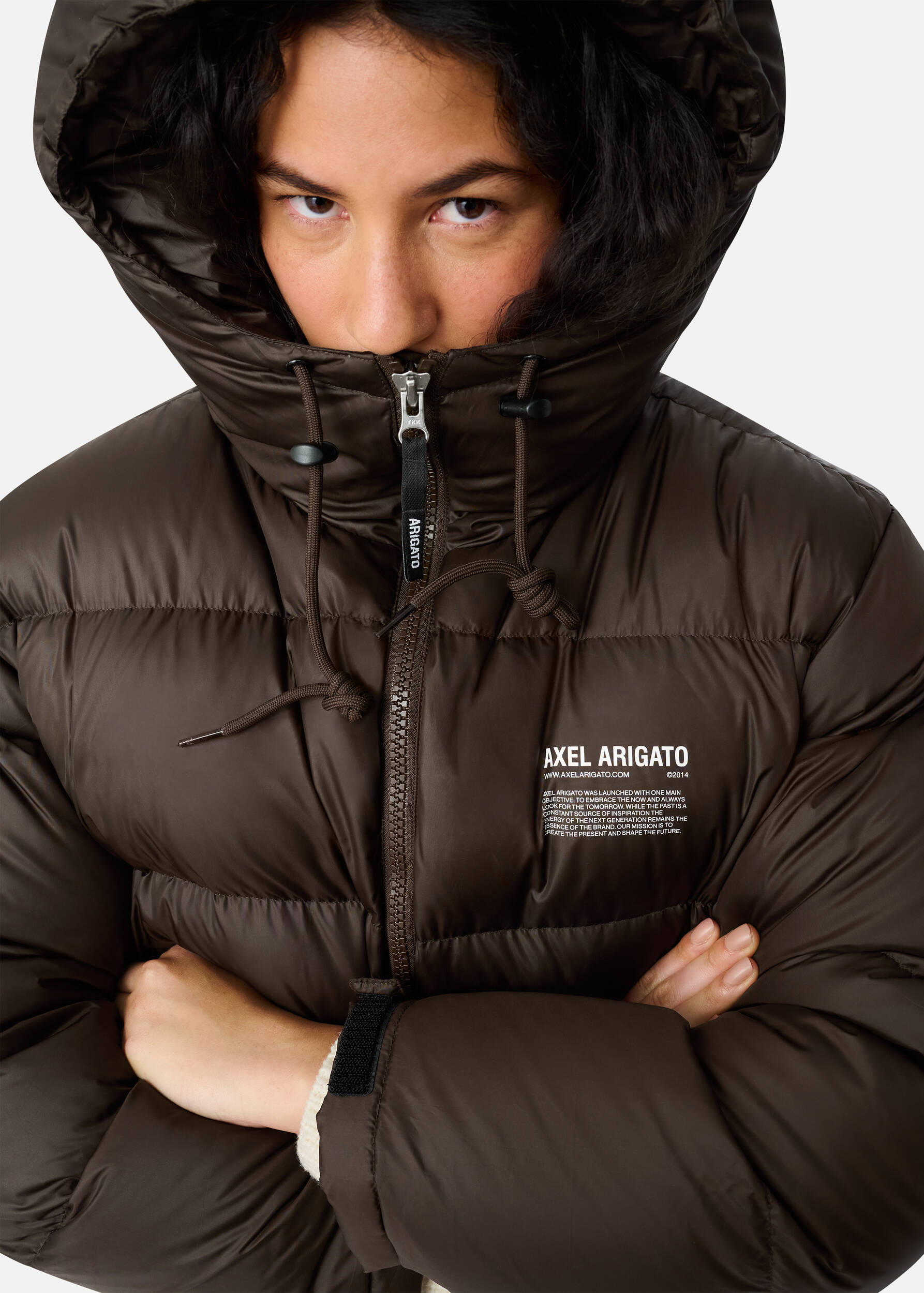 Rhode Down Jacket Dark Brown