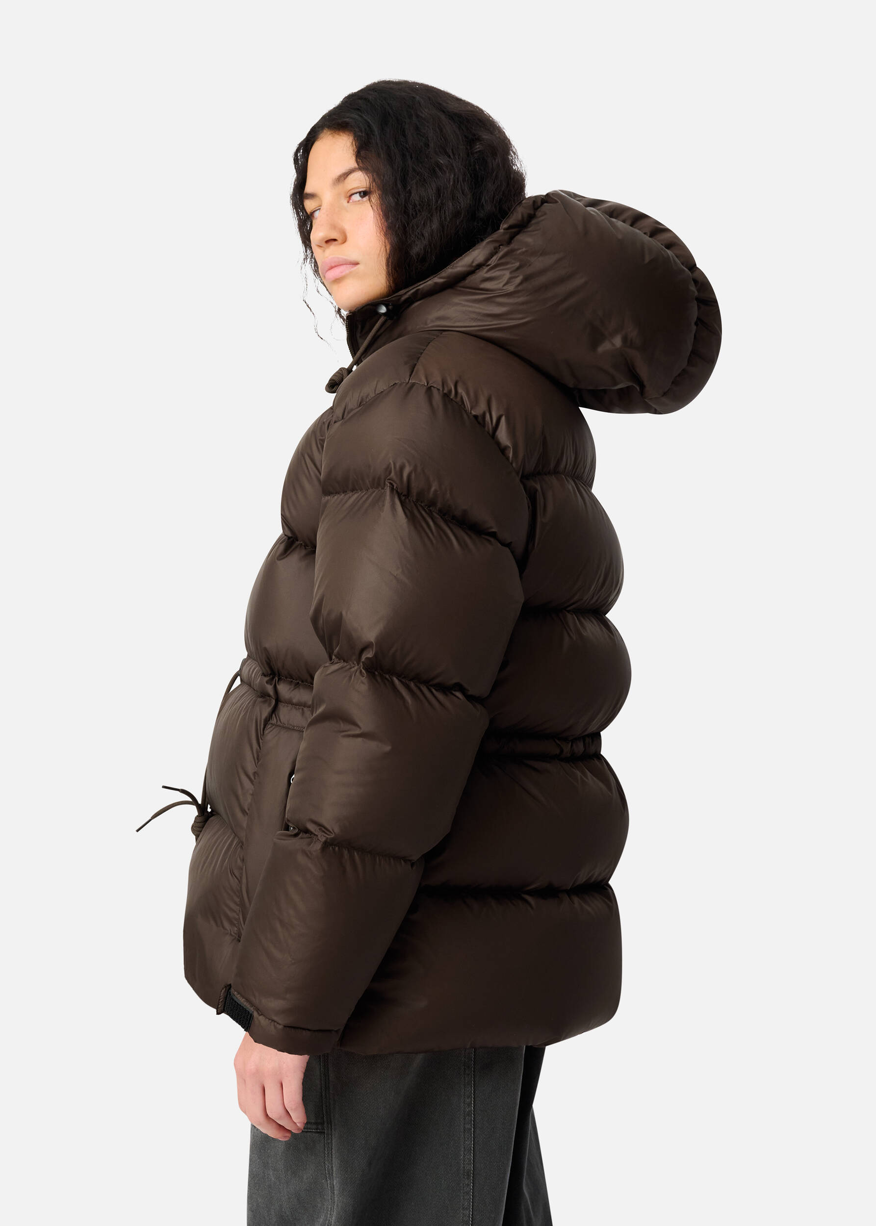 Rhode Down Jacket Dark Brown