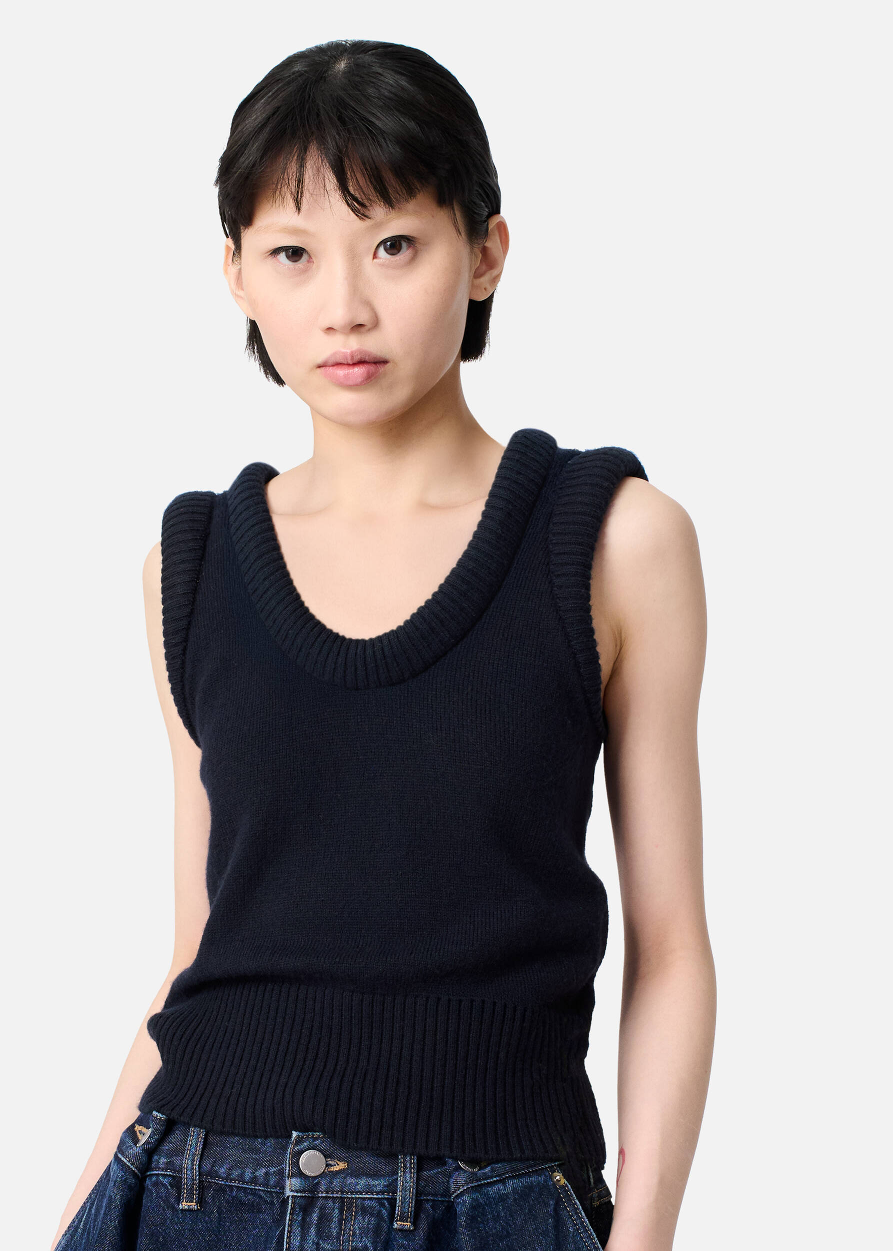 Marla Vest Navy 6 Marla Vest Navy