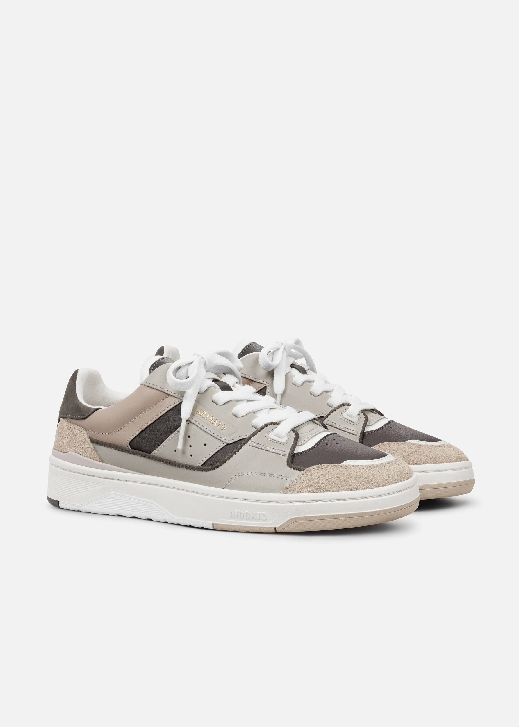 Clay Sneaker Beige/Dark Brown