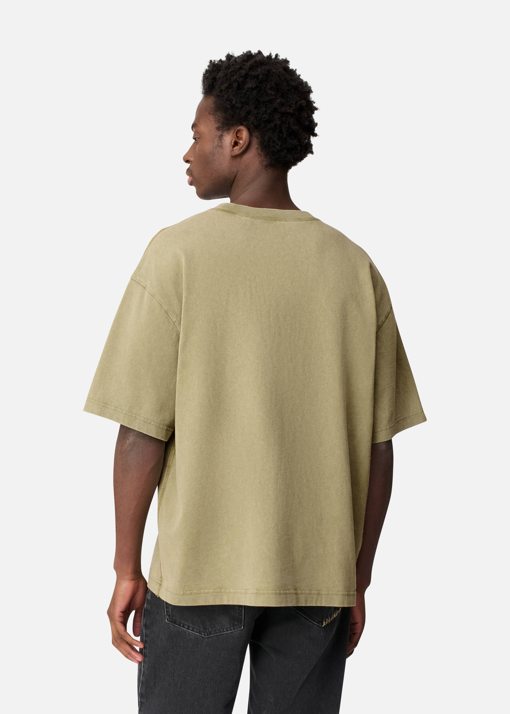 Honor Washed T-Shirt Deep Lichen Green