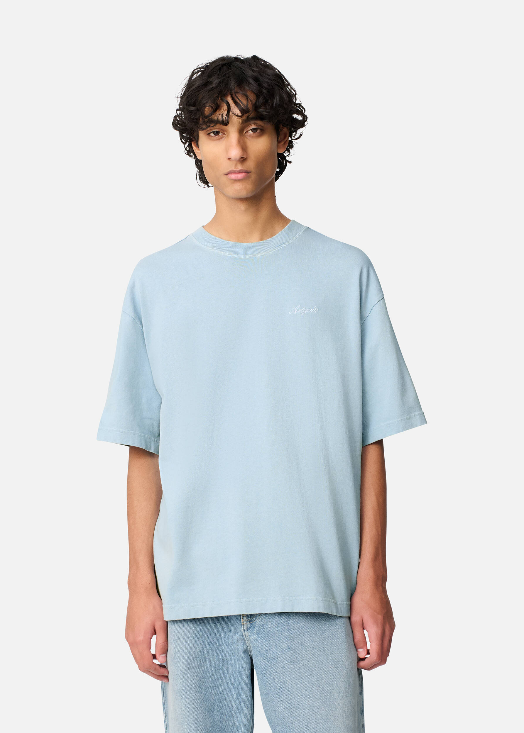 Honor Washed T-Shirt Powder Blue