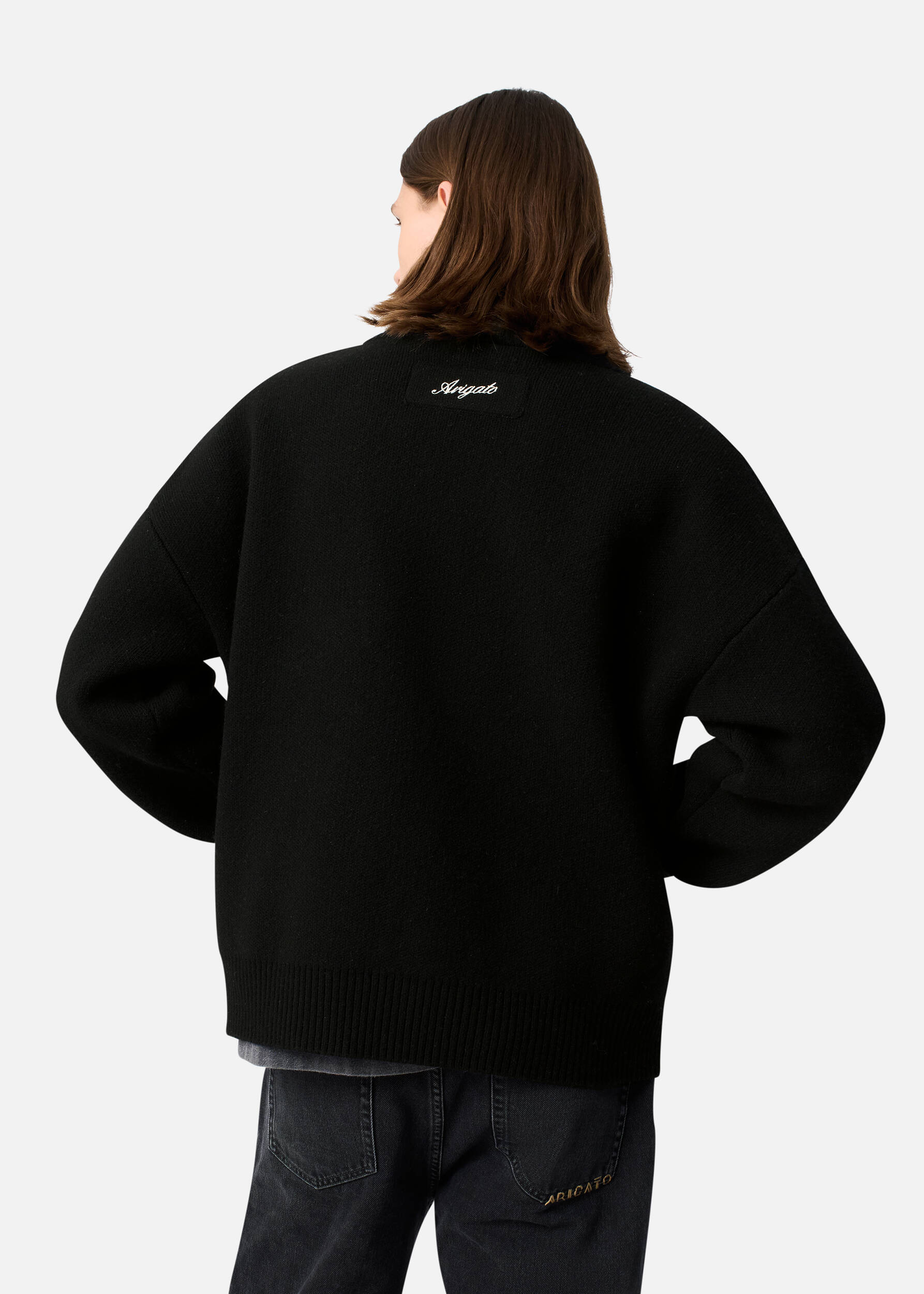 Core Zip-Up Sweater Black