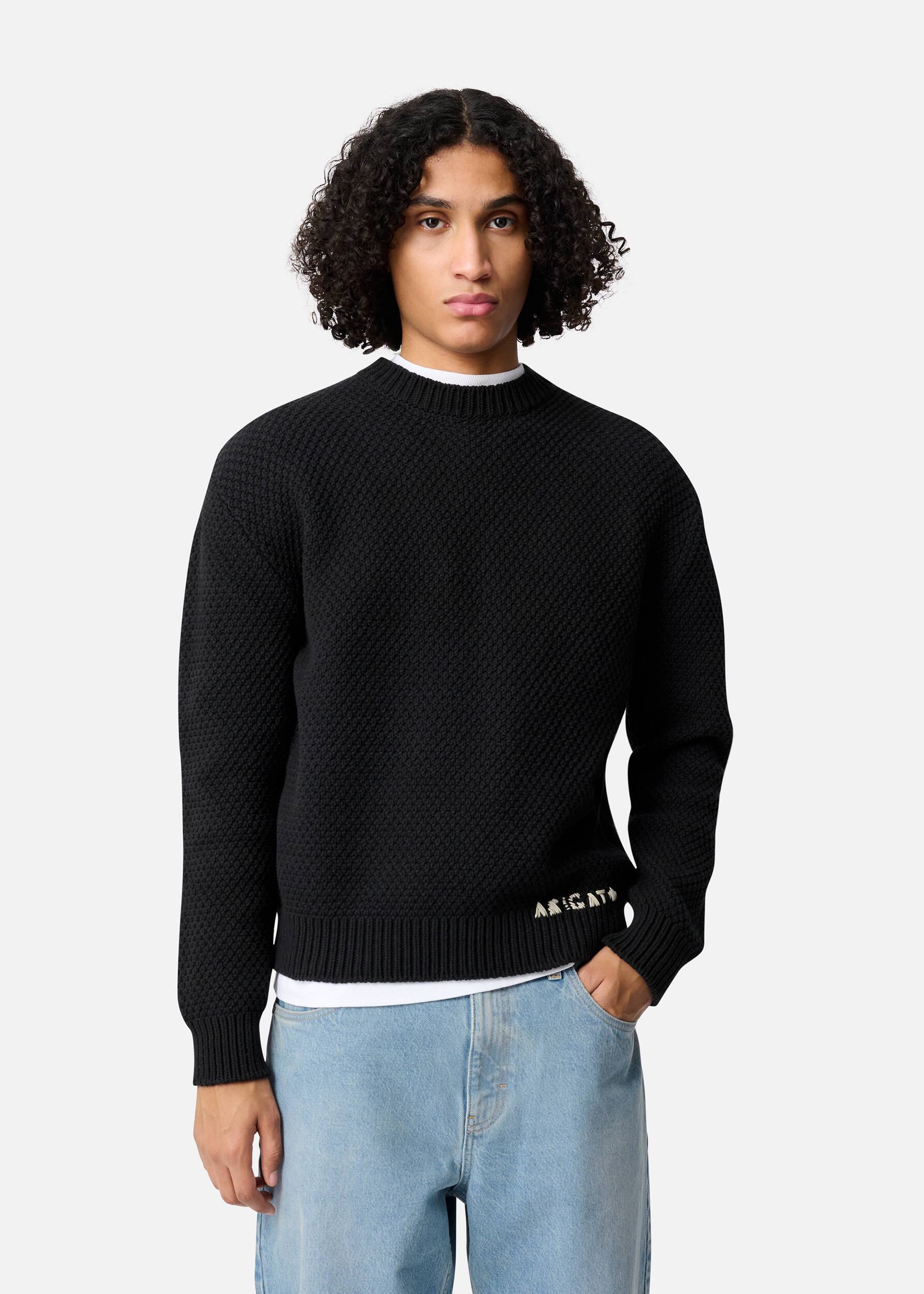 Block Sweater Black