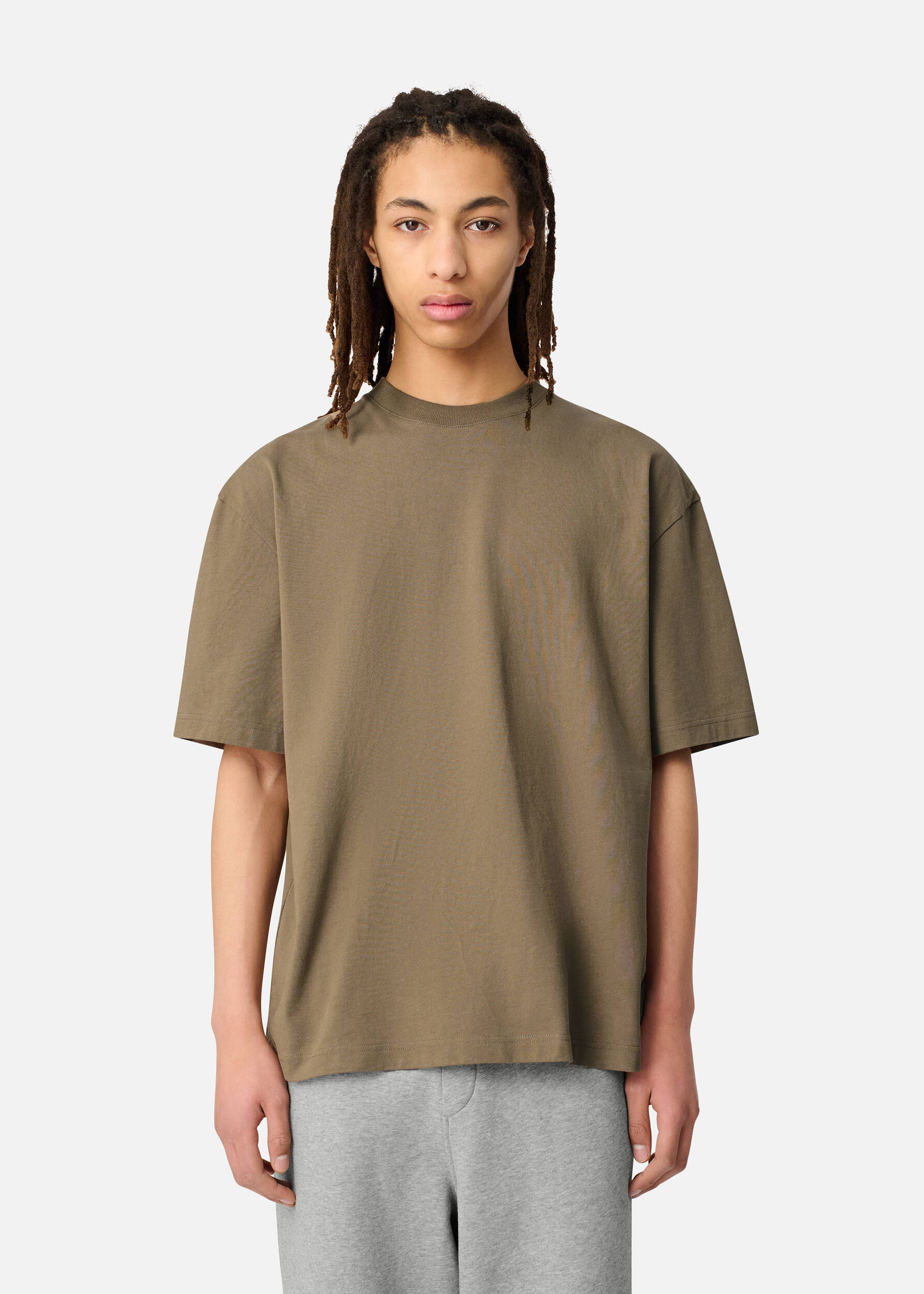 Memo T-Shirt Stone Brown