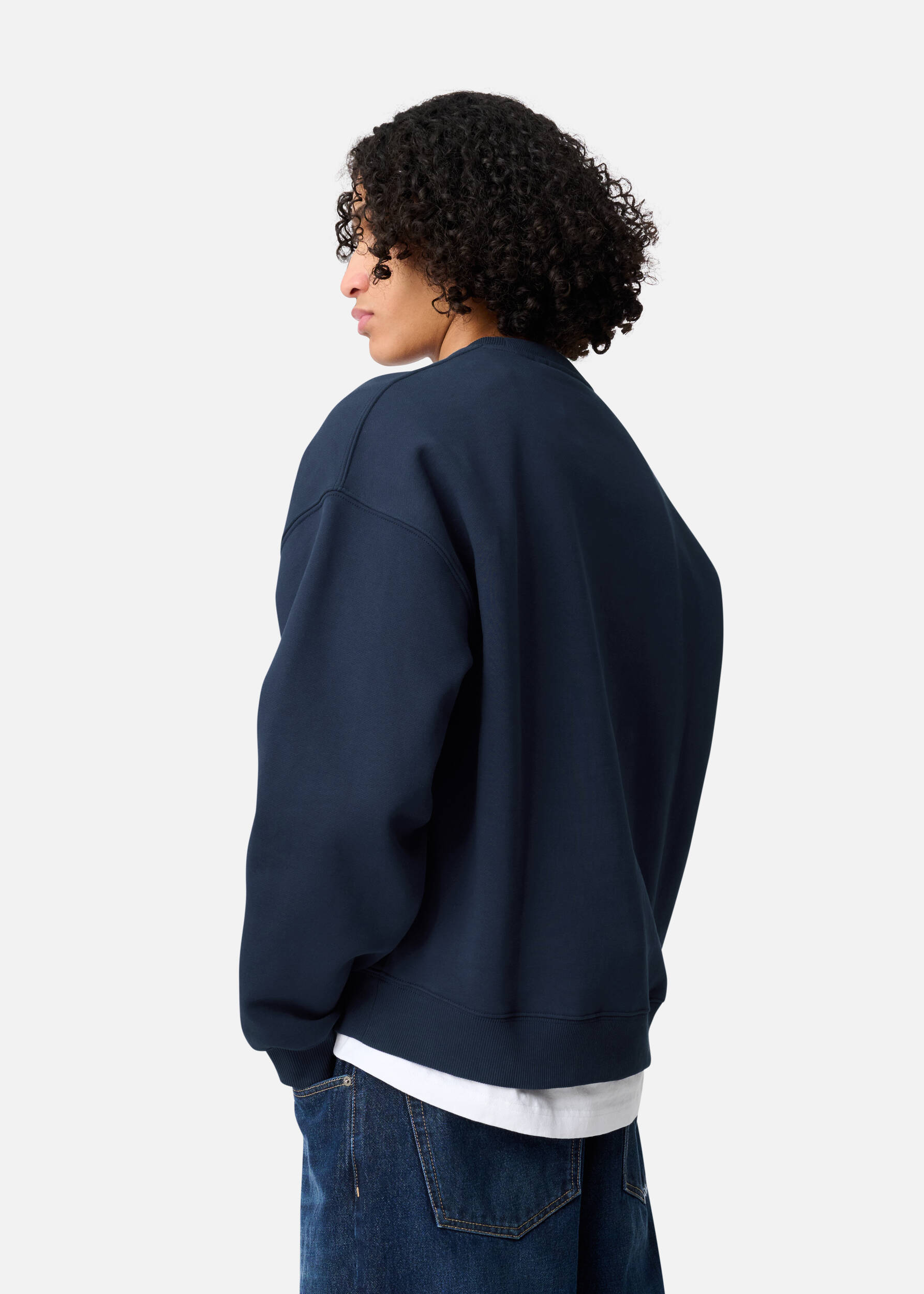 Micro Bee Bird Sweatshirt Navy