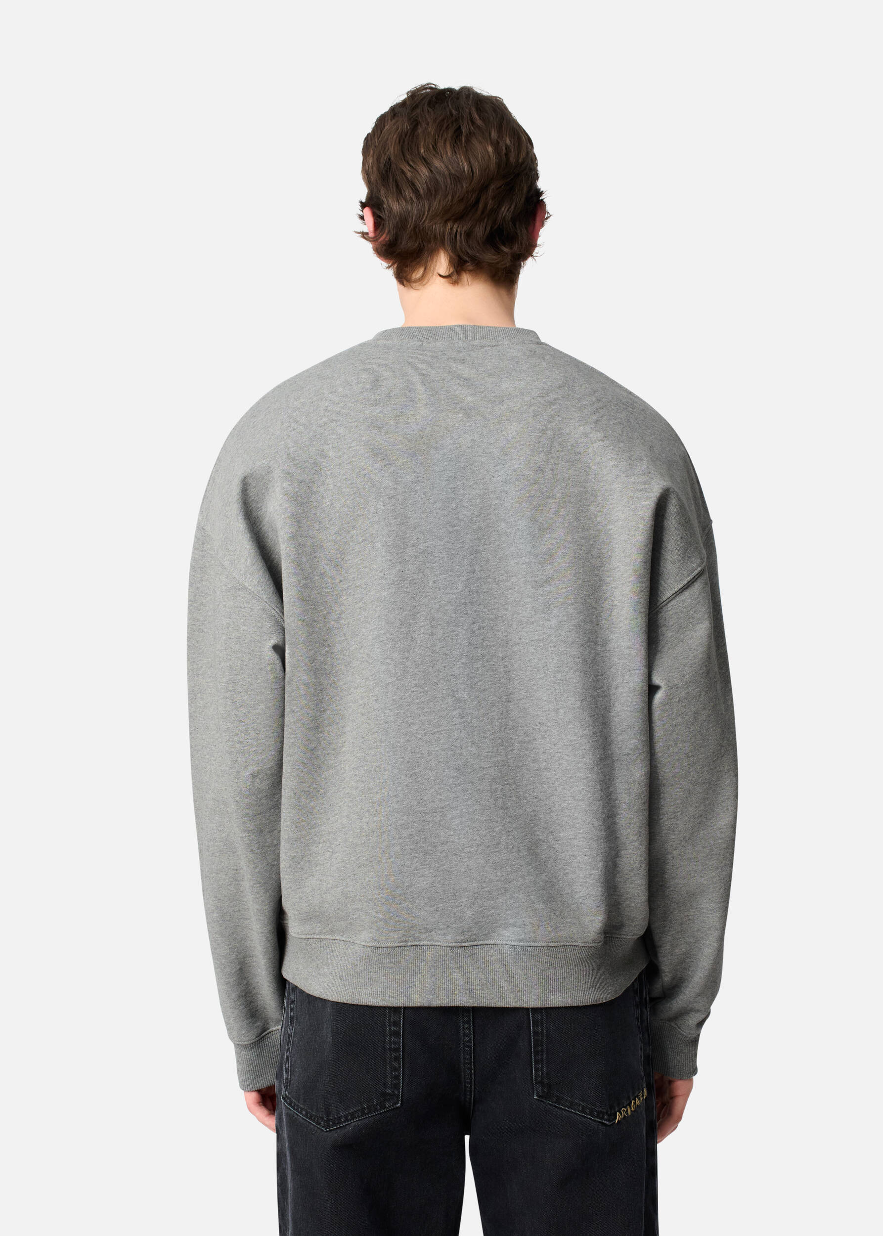 Micro Bee Bird Sweatshirt Grey Melange