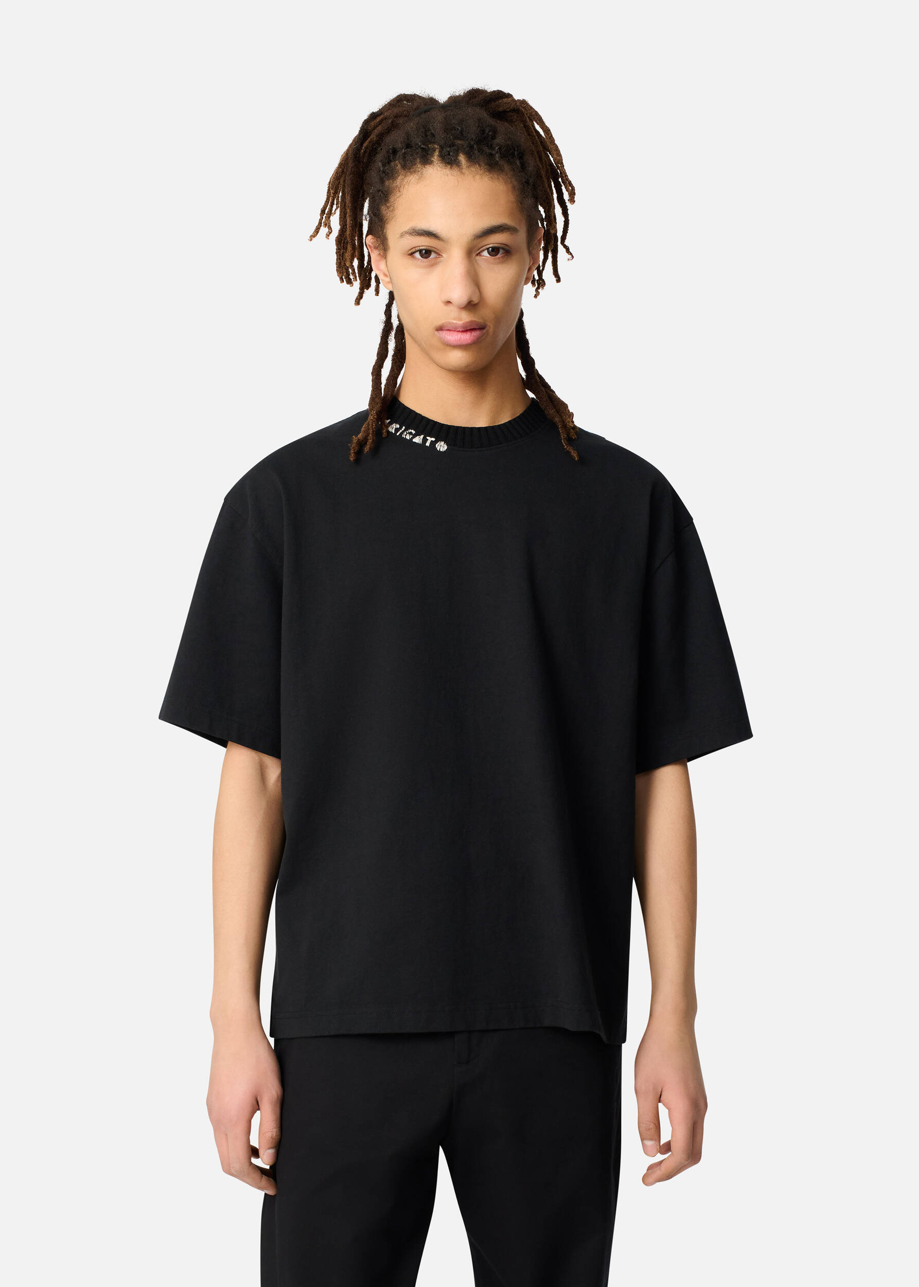 Apex Ribbed T-Shirt Black