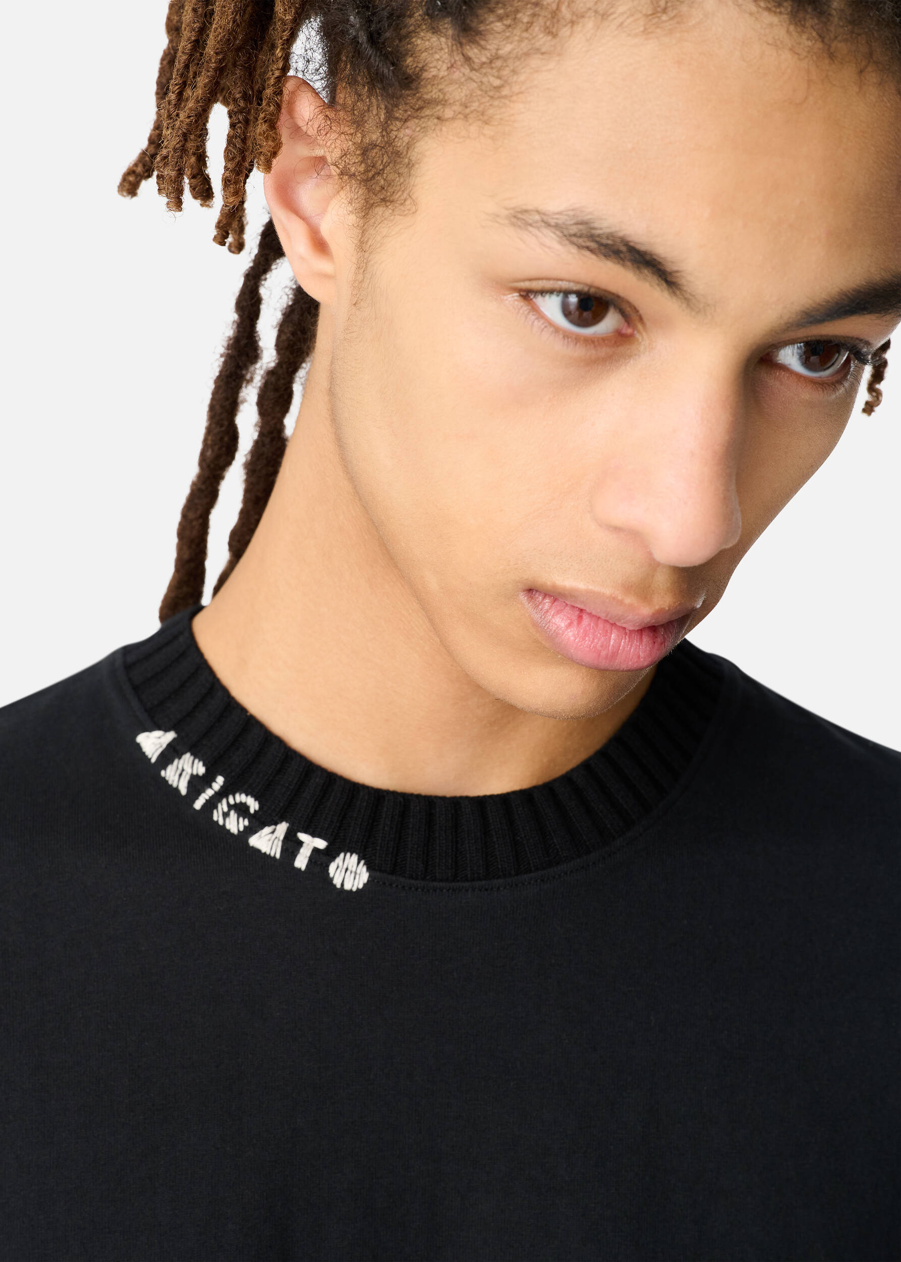 Apex Ribbed T-Shirt Black